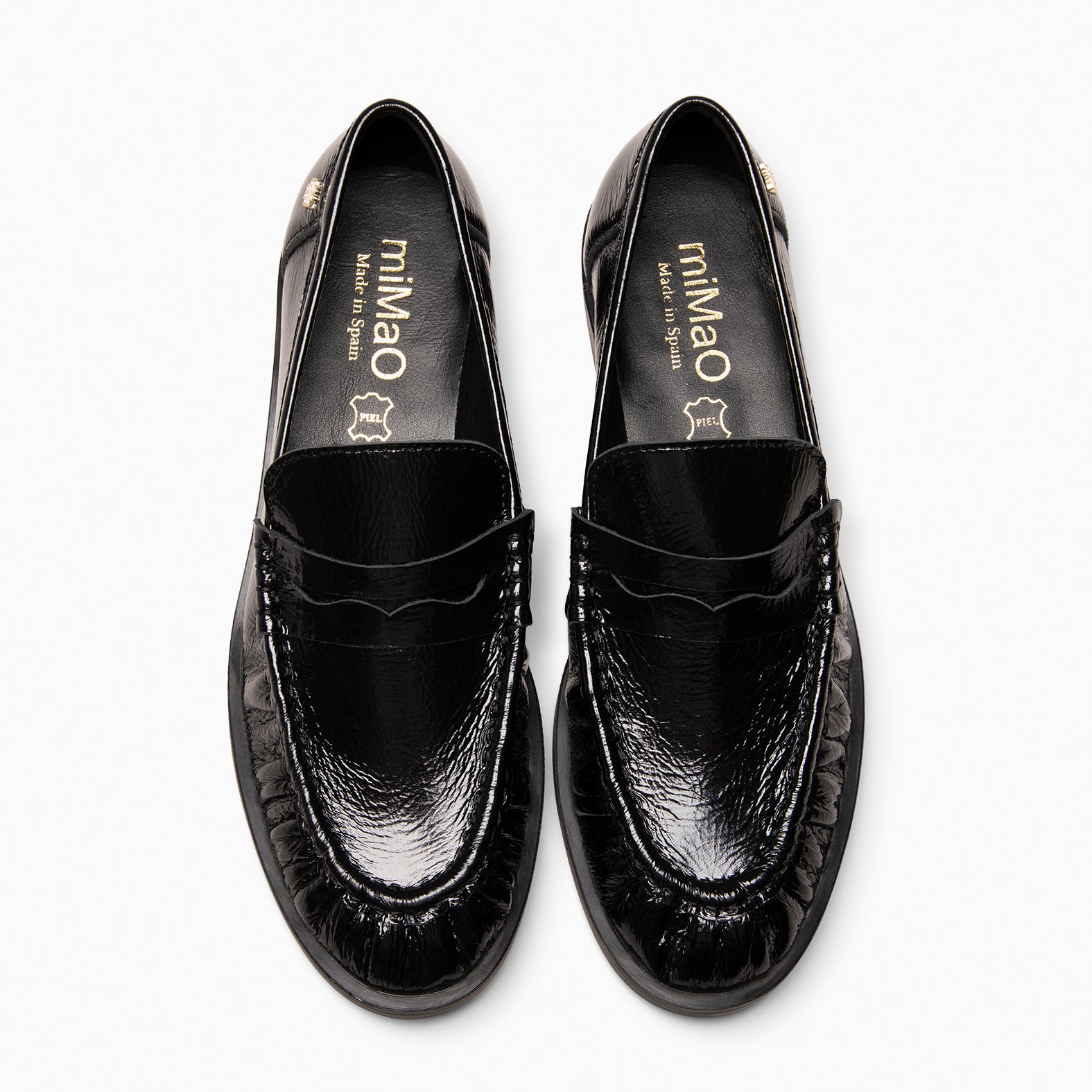TOKIO - Mocasín en piel de charol NEGRO
