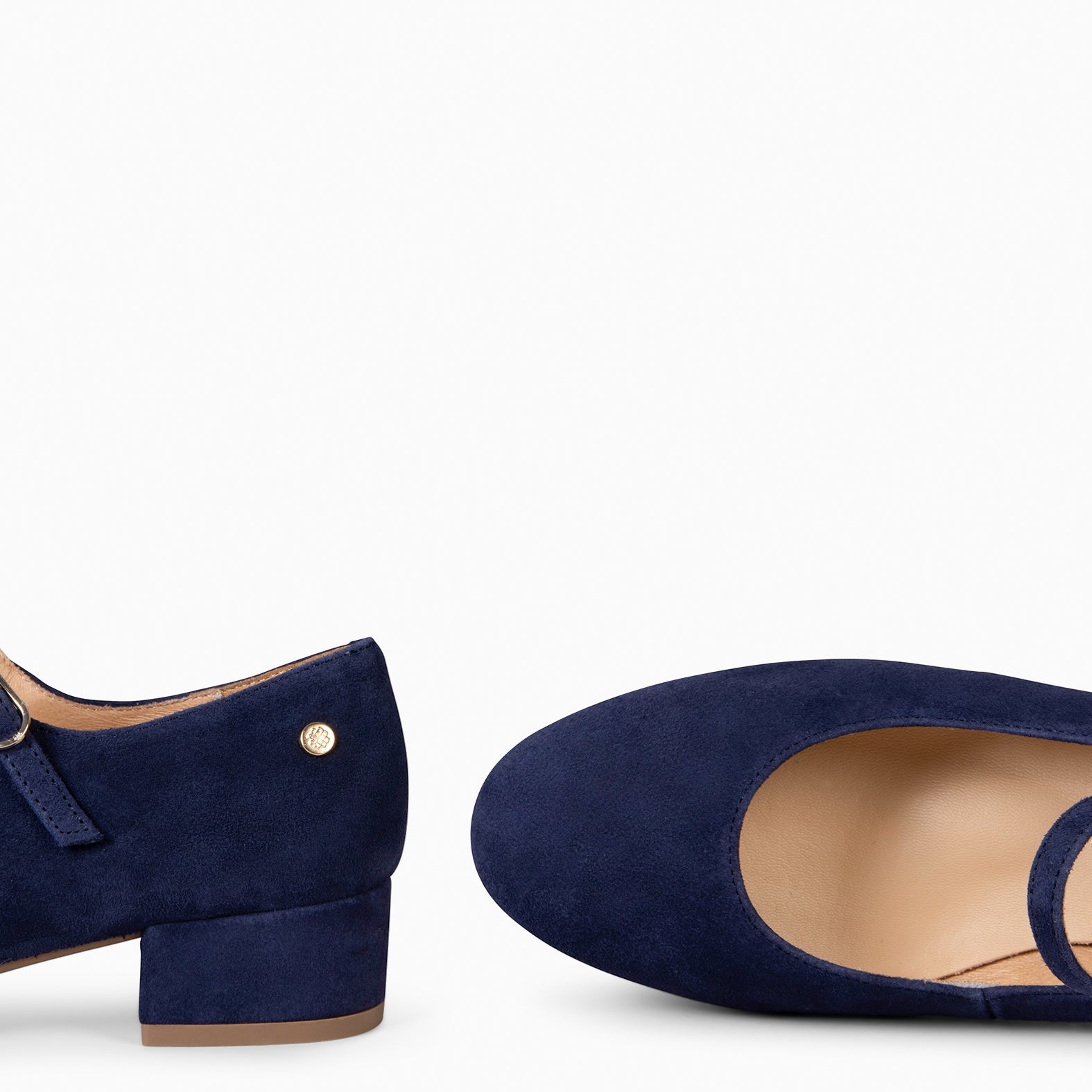 NORA – Sabrinas com salto baixo MARINHO