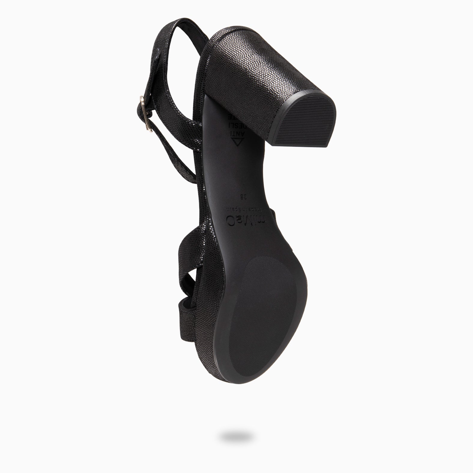 PARIS - FANTASY BLACK HIGH HEEL SANDAL WITH PLATFORM