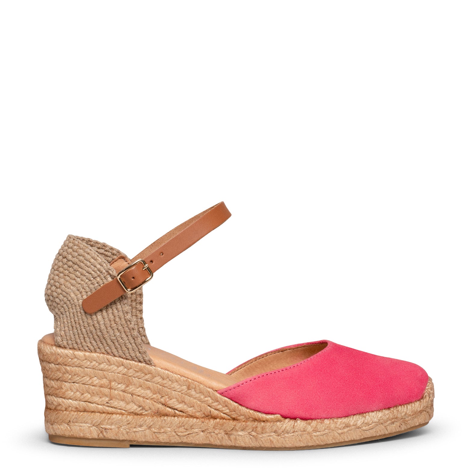 ALTEA – Espadrilles à talon compensé CORAIL