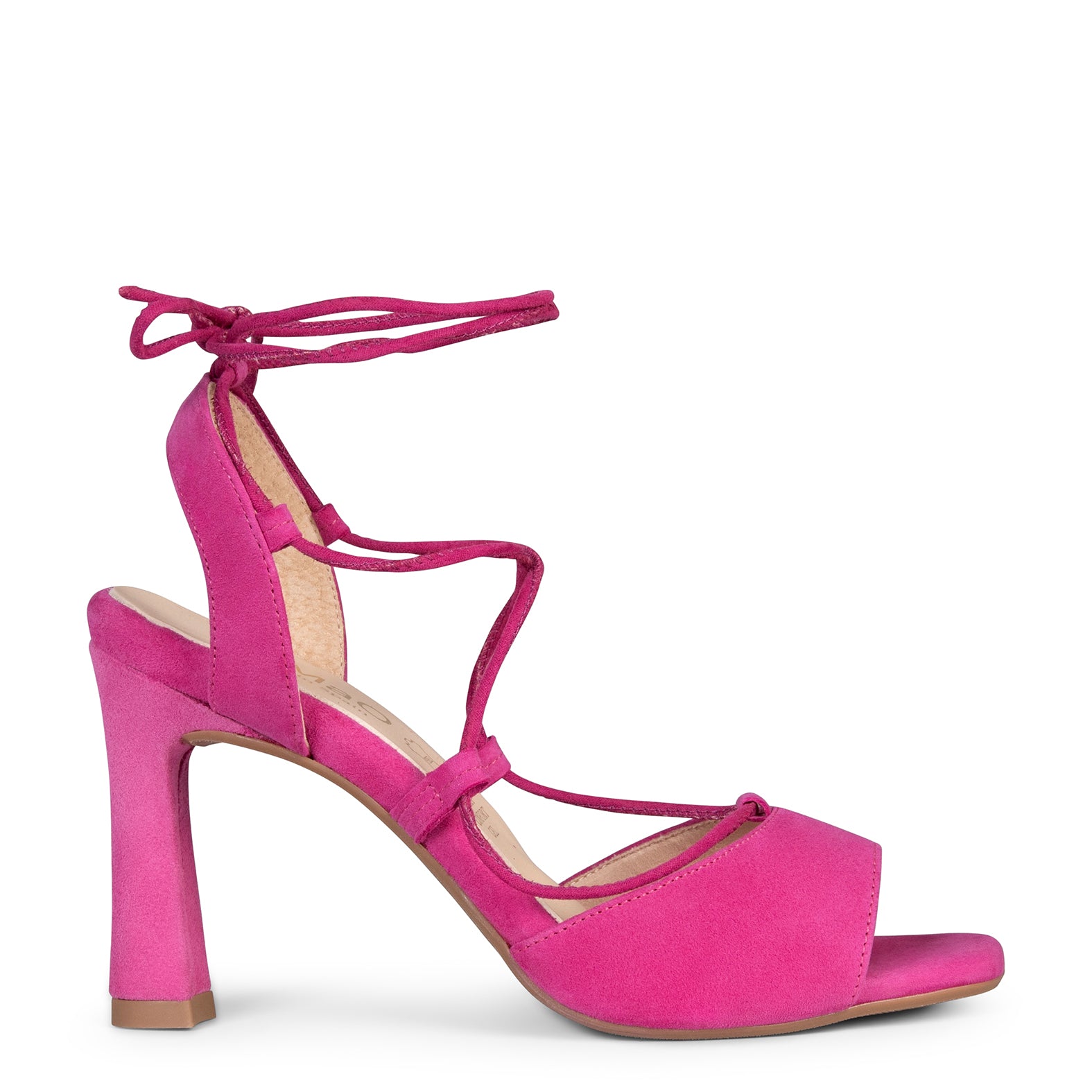 MÓNICA - FUCHSIA ELEGANT HEELED SANDALS