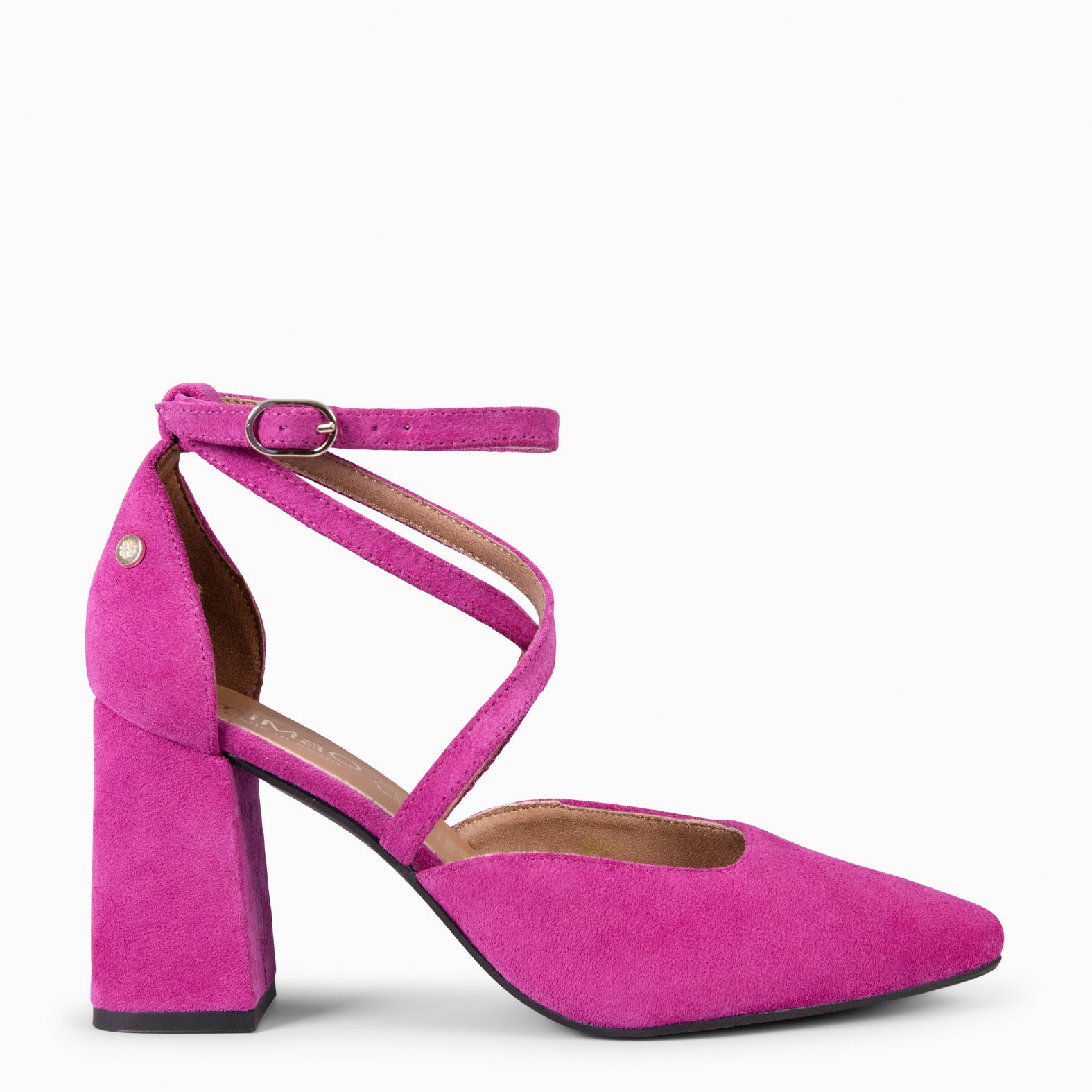 ARIEL Zapato de tacón ancho FUCSIA miMaO ®