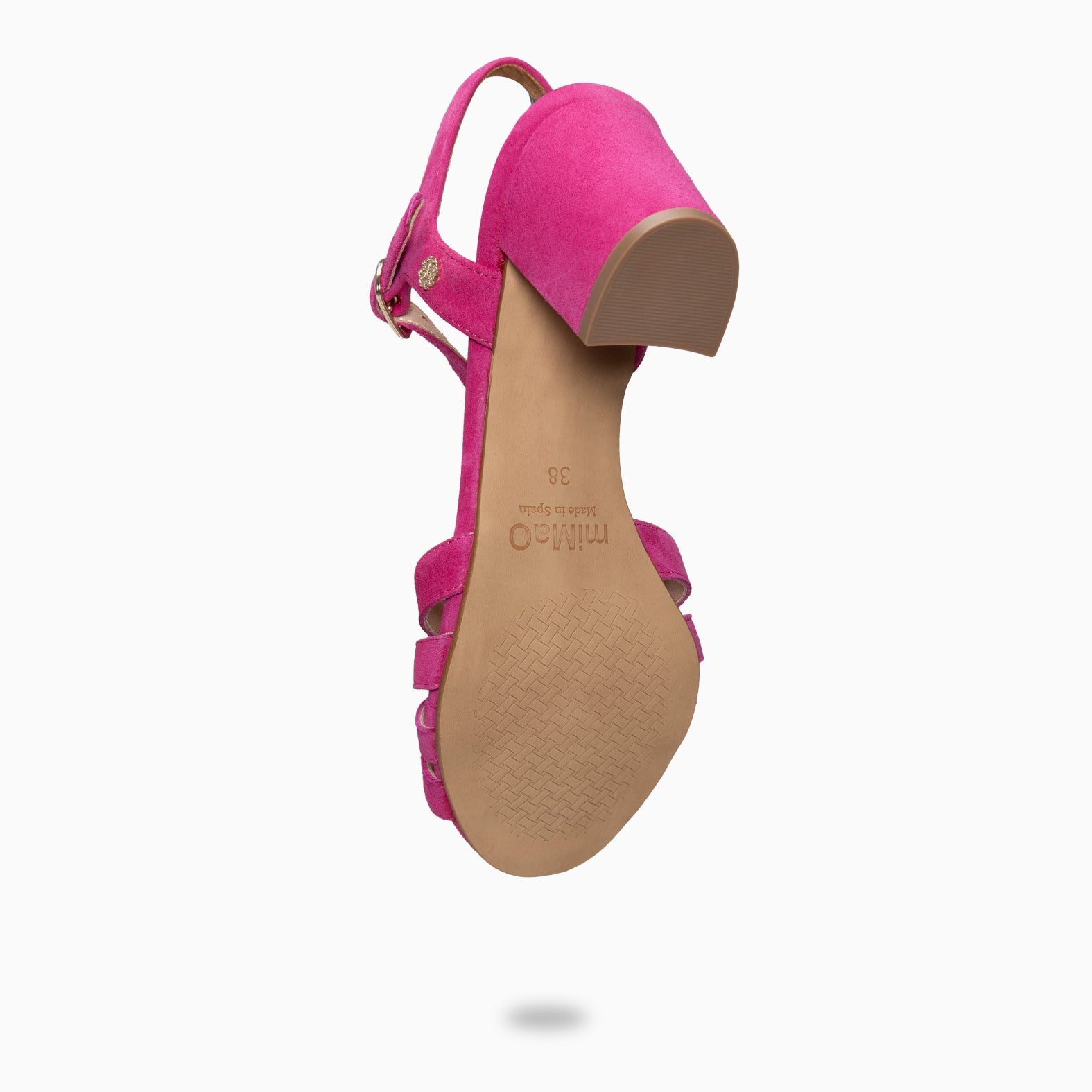MUSA – Sandalias de Tacón ancho FUCSIA - miMaO ®