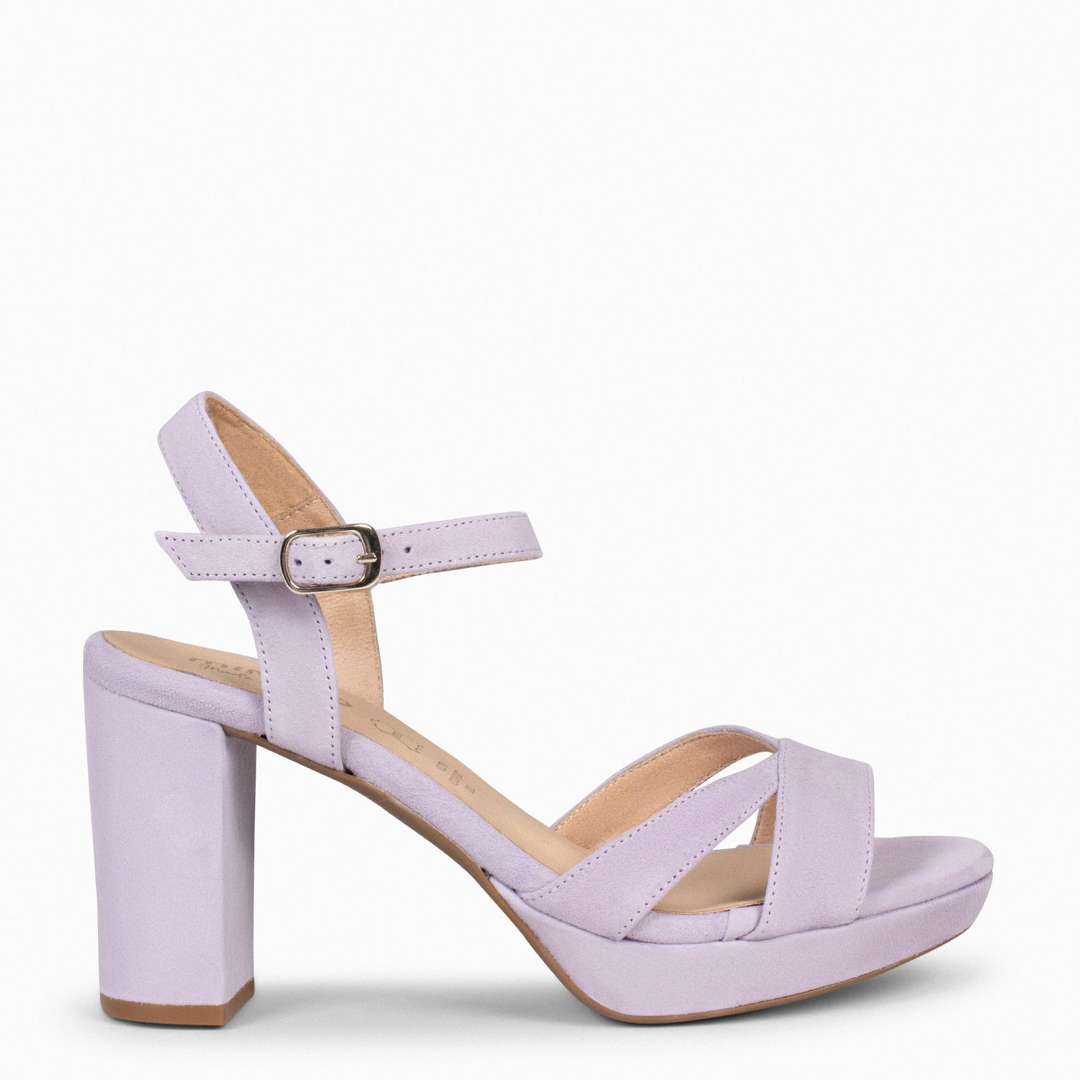 PARIS - Sandalias de fiesta con tacón alto y plataforma LILA - miMaO ®