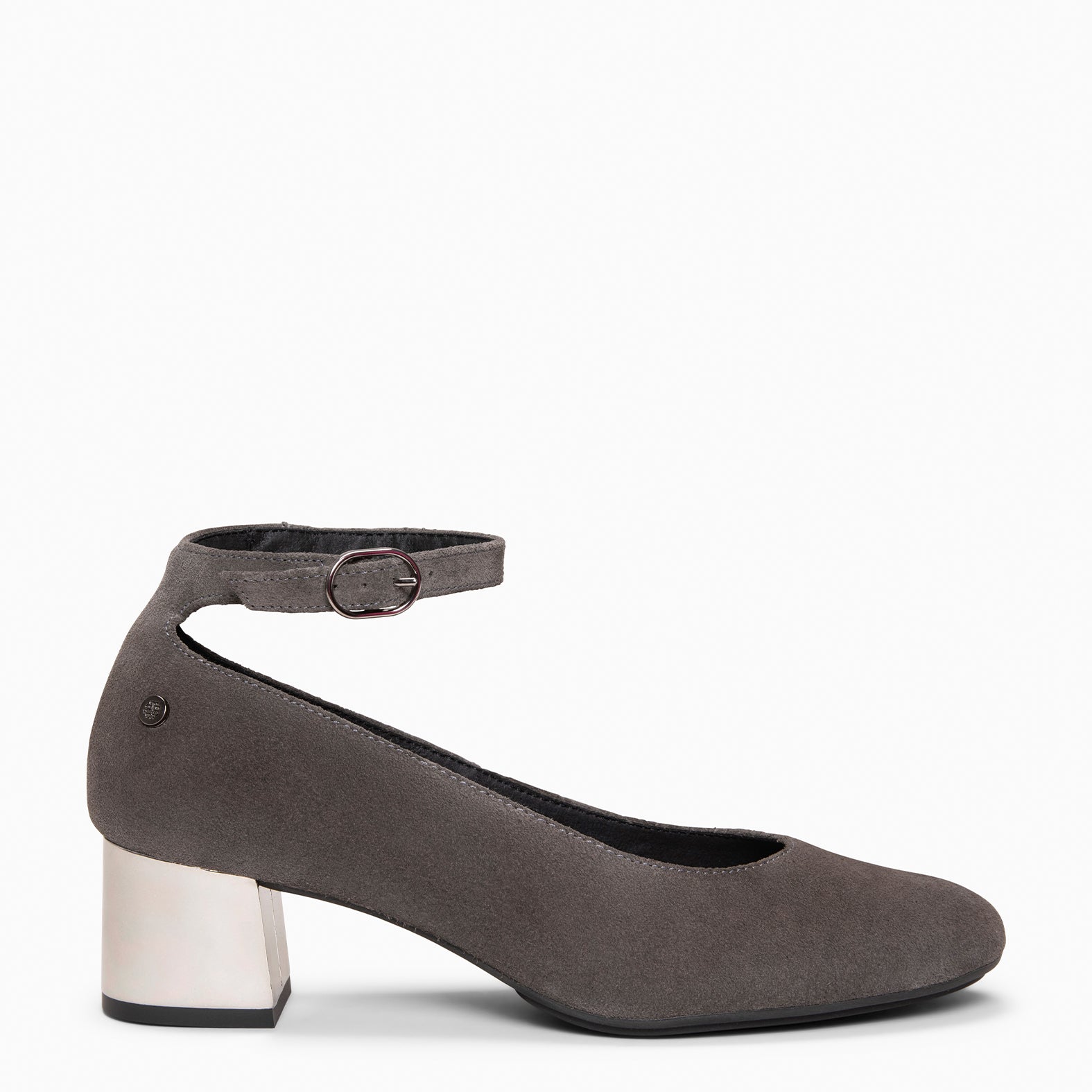 URBAN STAR – Zapato de tacón medio GRIS