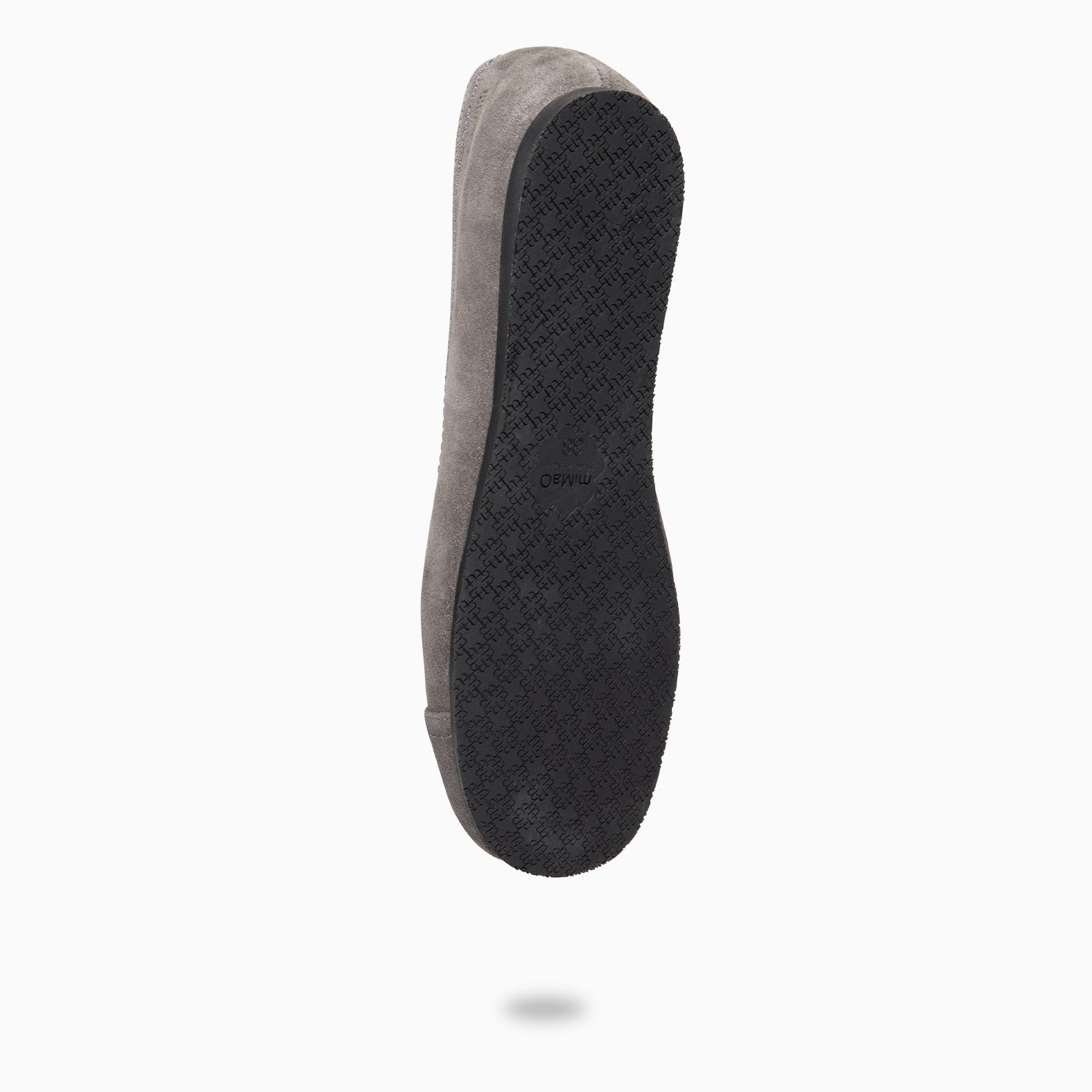 PLUMA - Bailarina baresoft de serraje GRIS