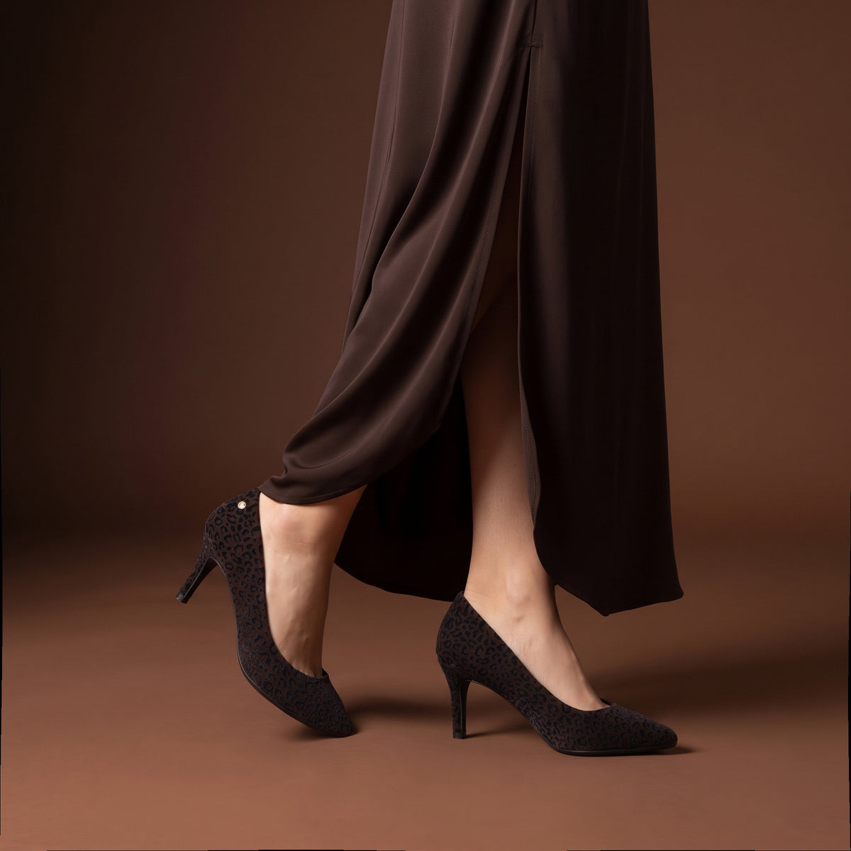 STILETTO - Stiletto's met luipaardprint