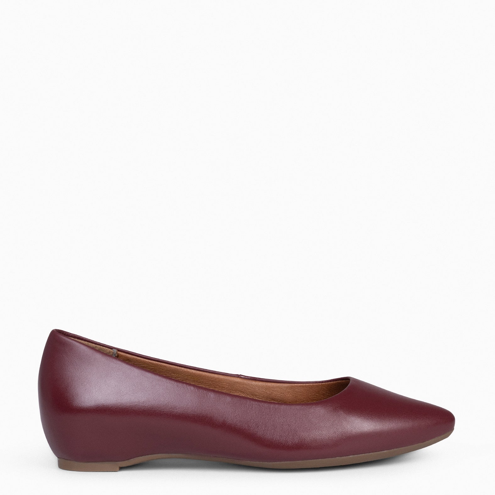 URBAN CUÑA - Zapatos con cuña interna BURDEOS