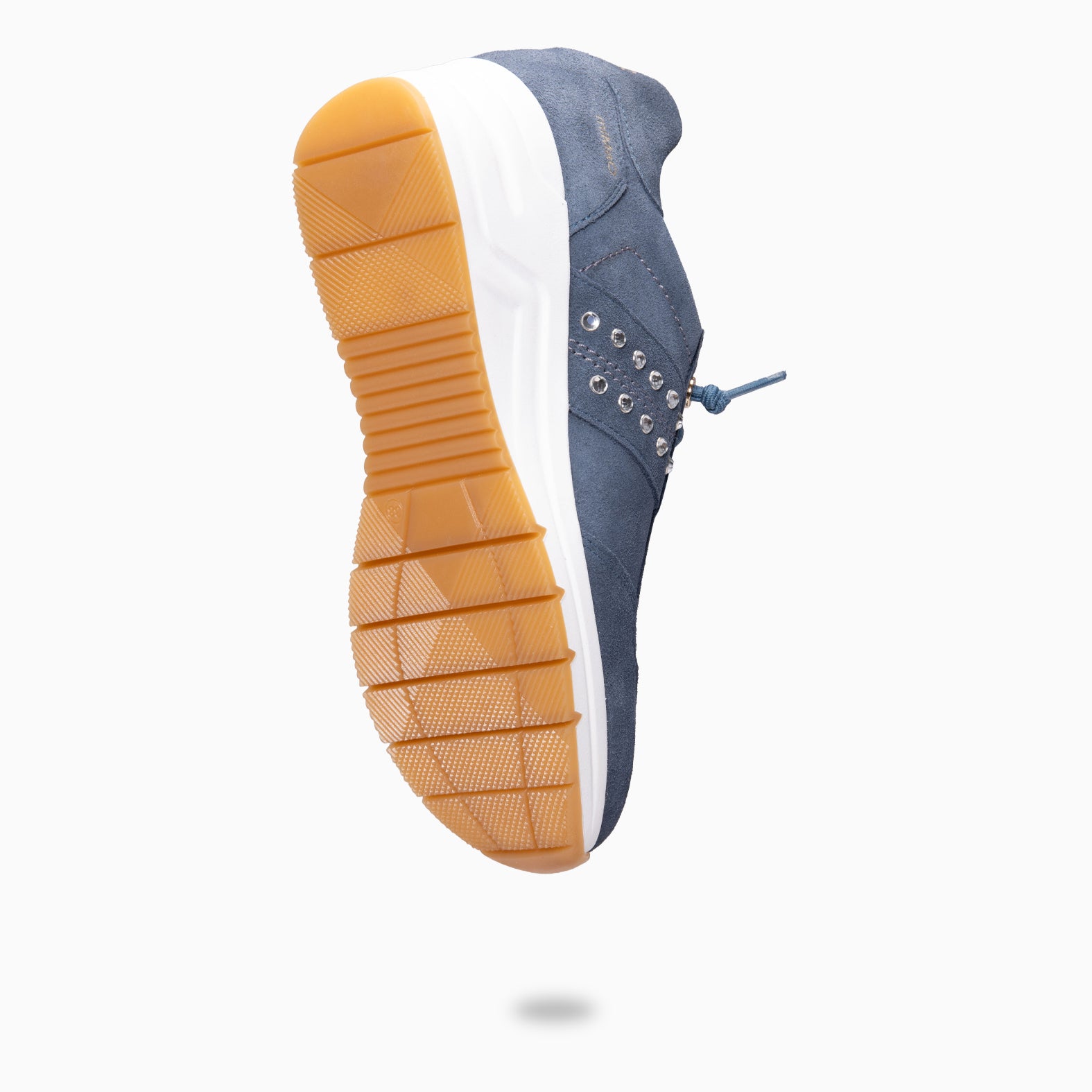 METZ - Zapatillas con cuña de ante JEANS