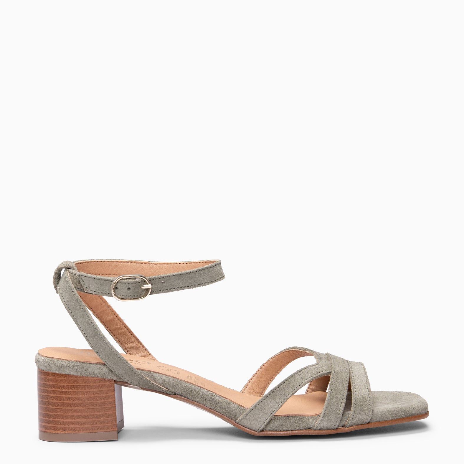 LINDA - KAKI Heeled sandals