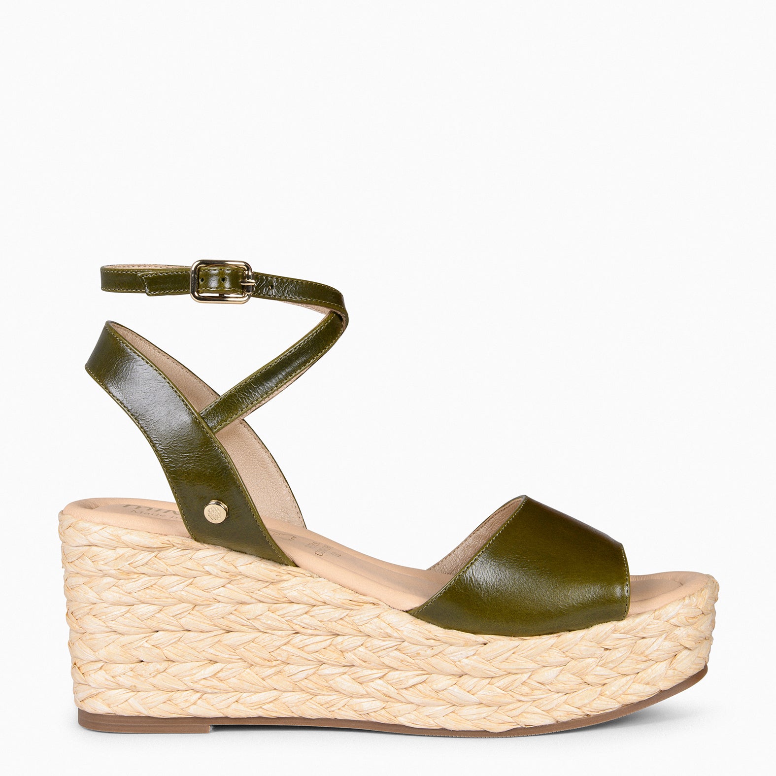 SINTRA - GREEN PLATFORM WEDGE ESPADRILLE