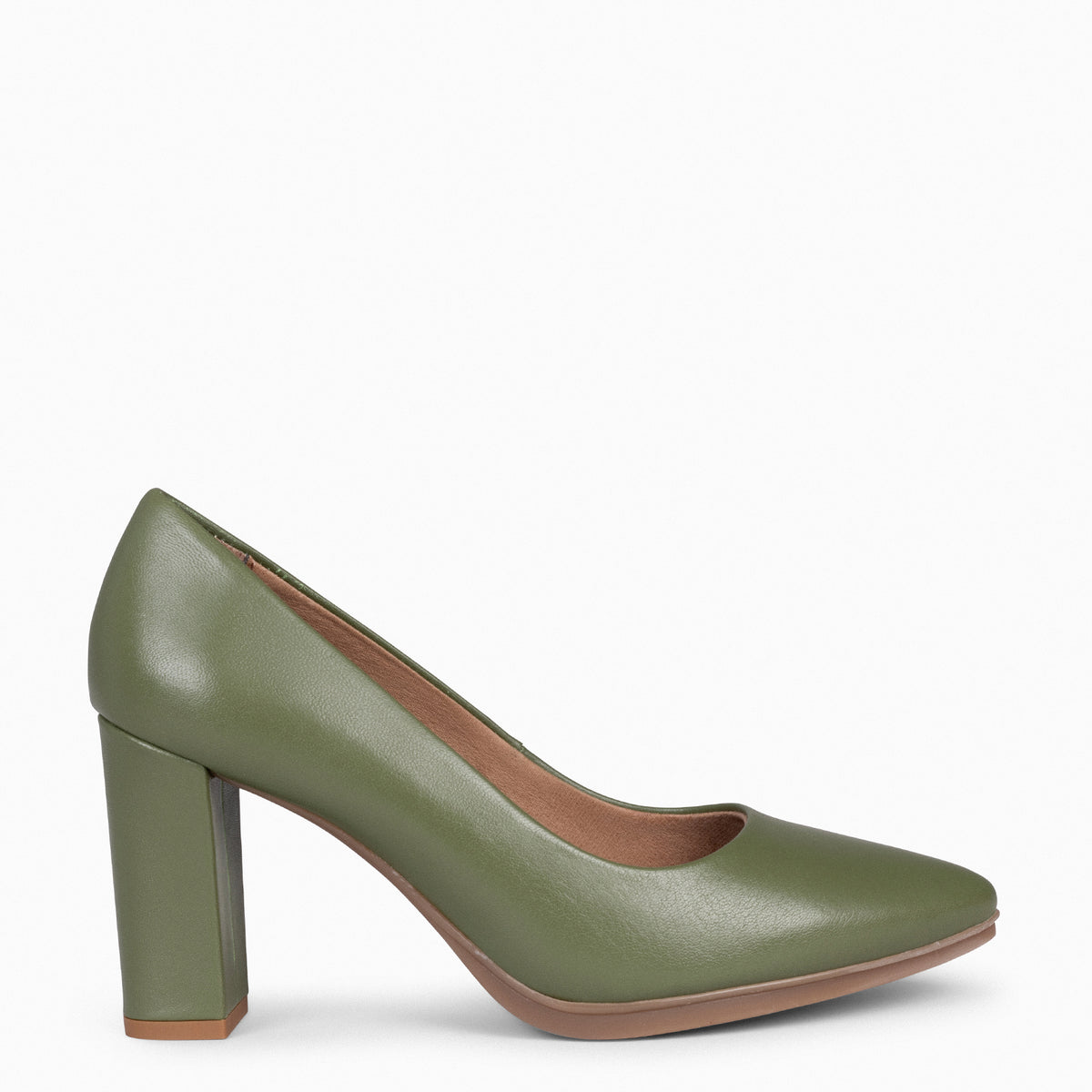 URBAN SALON – Zapatos de tacón alto de napa VERDE - miMaO ®