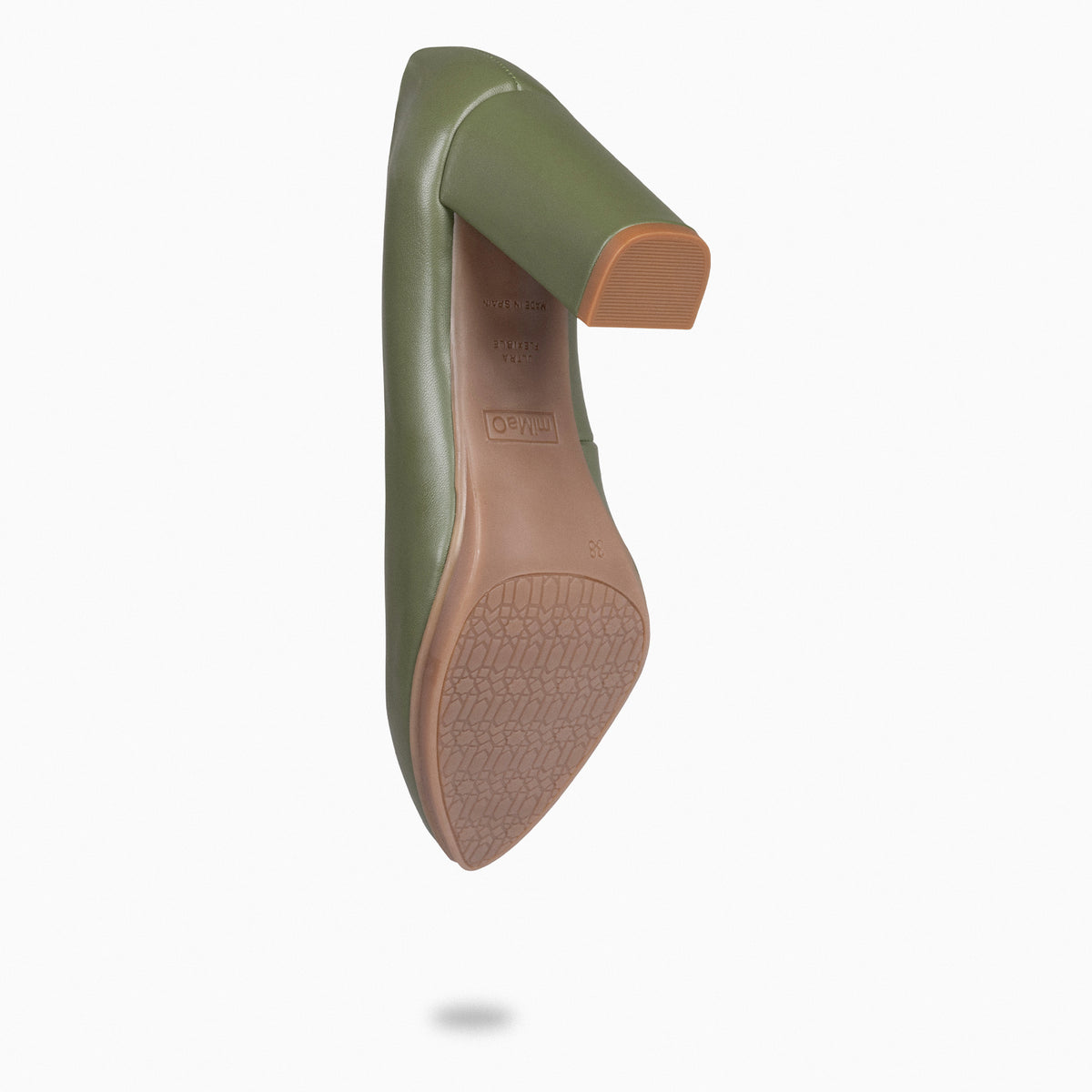 URBAN SALON – Zapatos de tacón alto de napa VERDE - miMaO ®