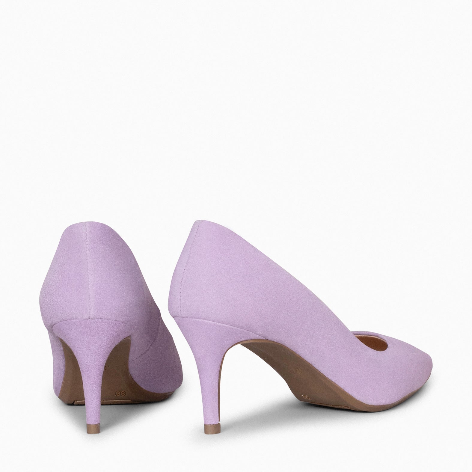 STILETTO - LILAC SUEDE LEATHER STILETTOS