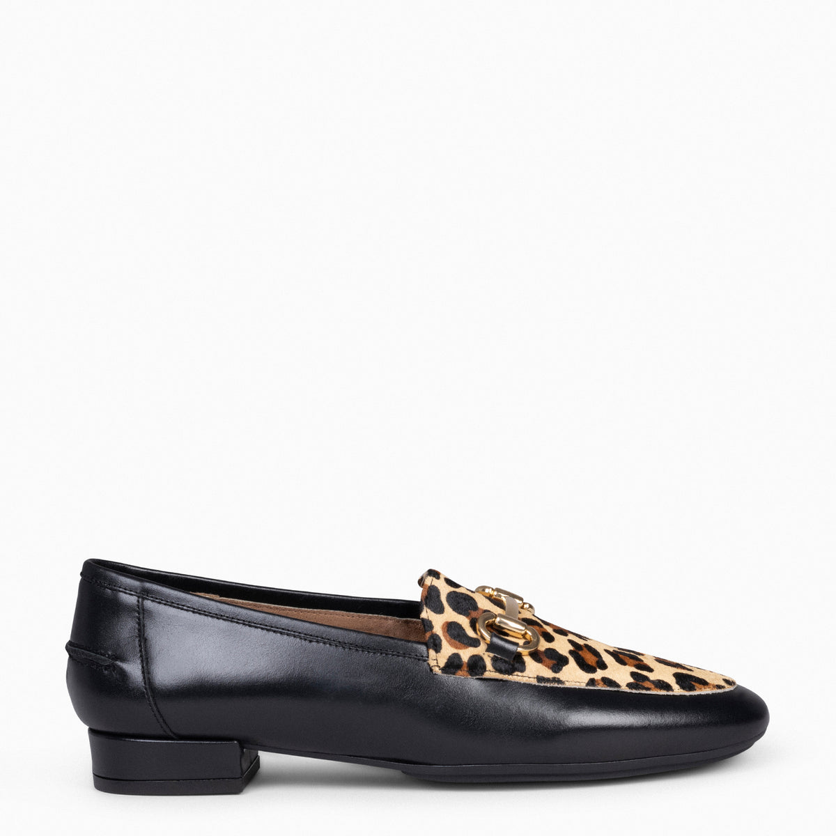 STYLE WILD - Mocassins pour femme avec imprimé animal LÉOPARD