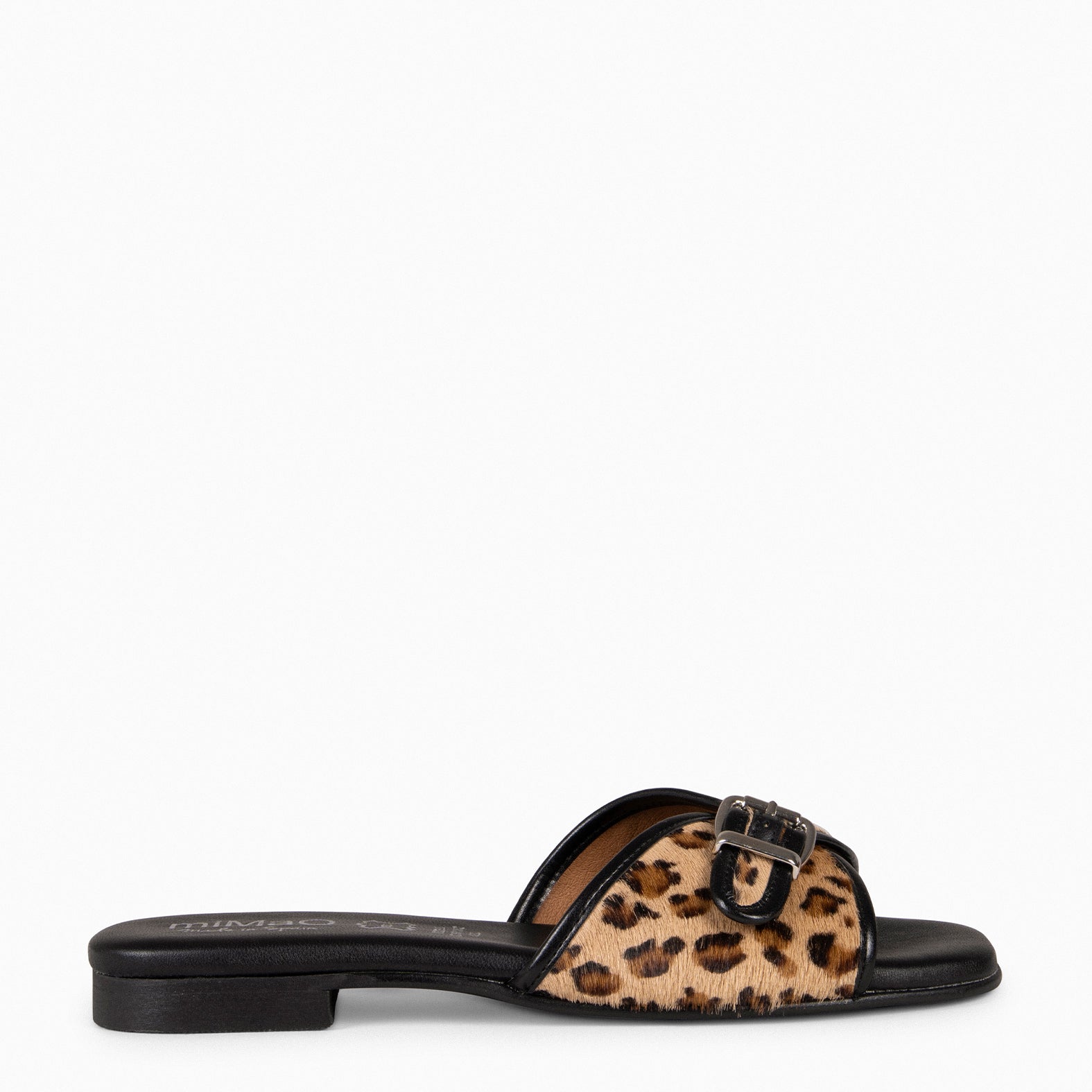 NAIROBI – Sandalias planas elegantes de mujer LEOPARDO