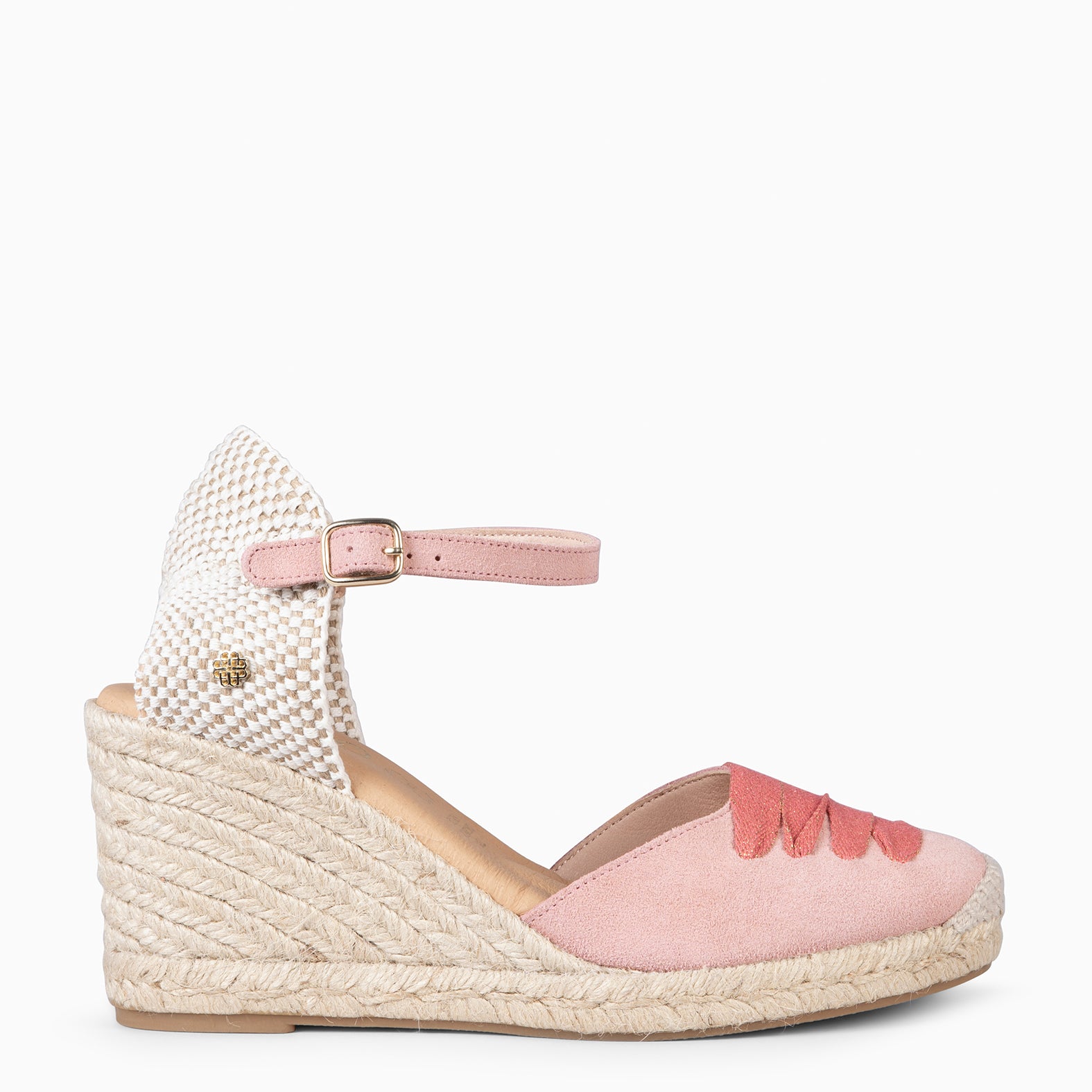 DELHI - CUÑA DE ESPARTO DE SERRAJE ROSA