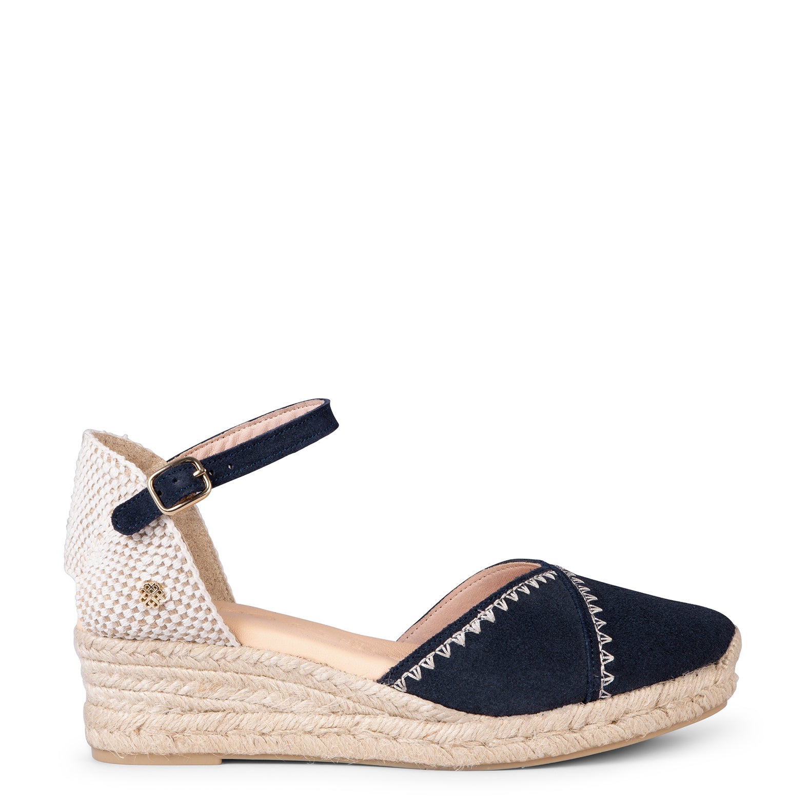 LIMA – Espadrilles à petit talon AZUL MARINO