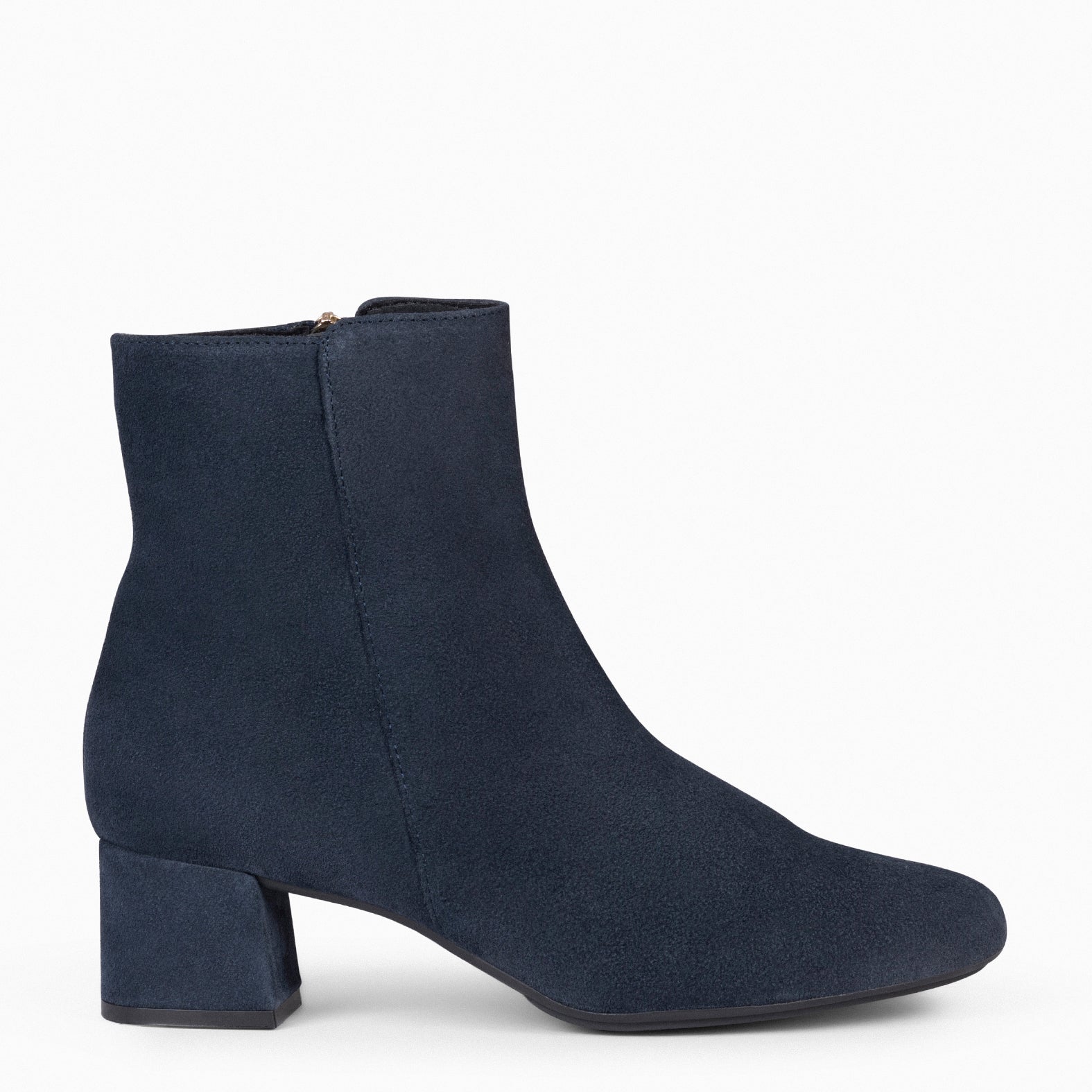 Womens navy suede deals ankle boots