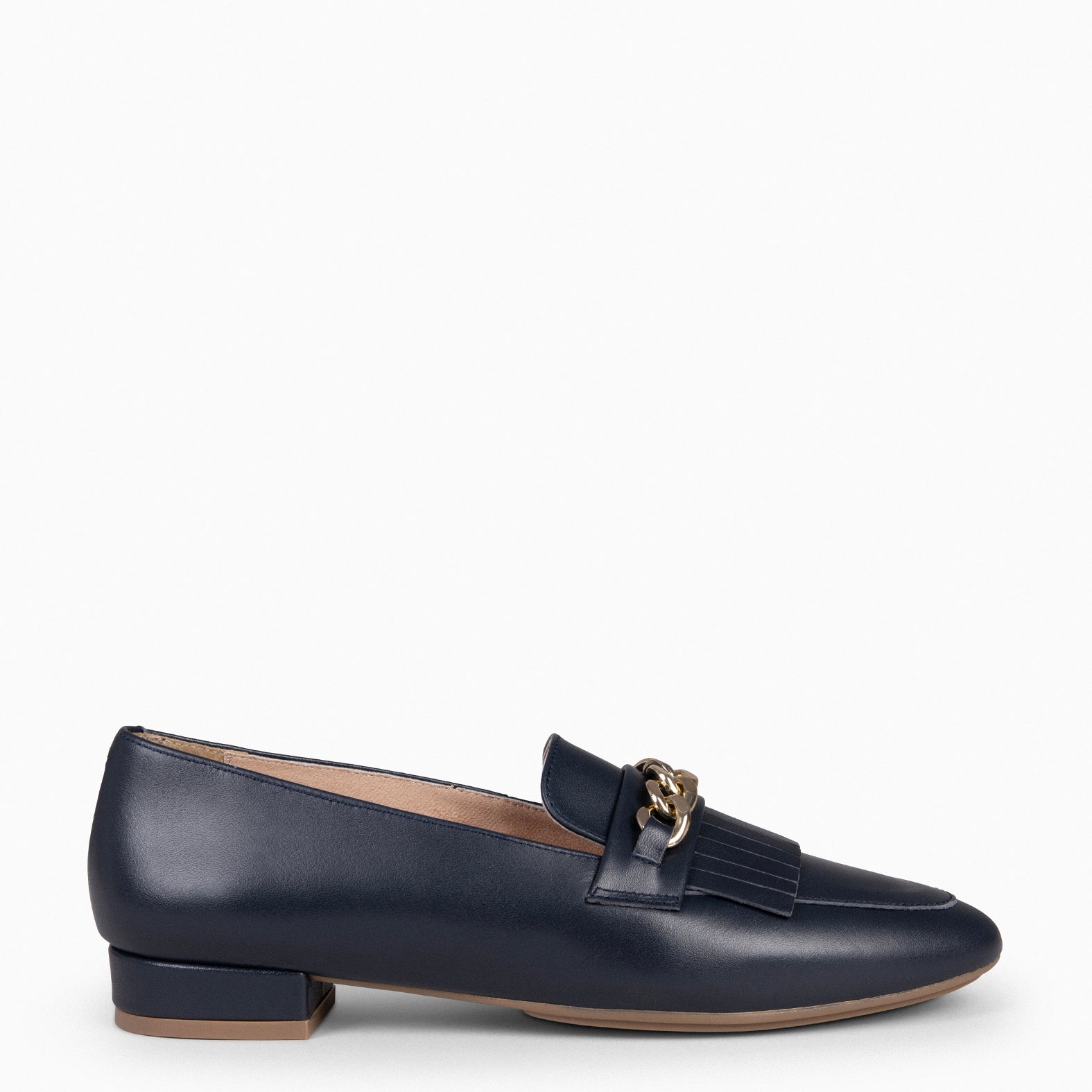 CHAIN - Mocasines elegantes de mujer MARINO