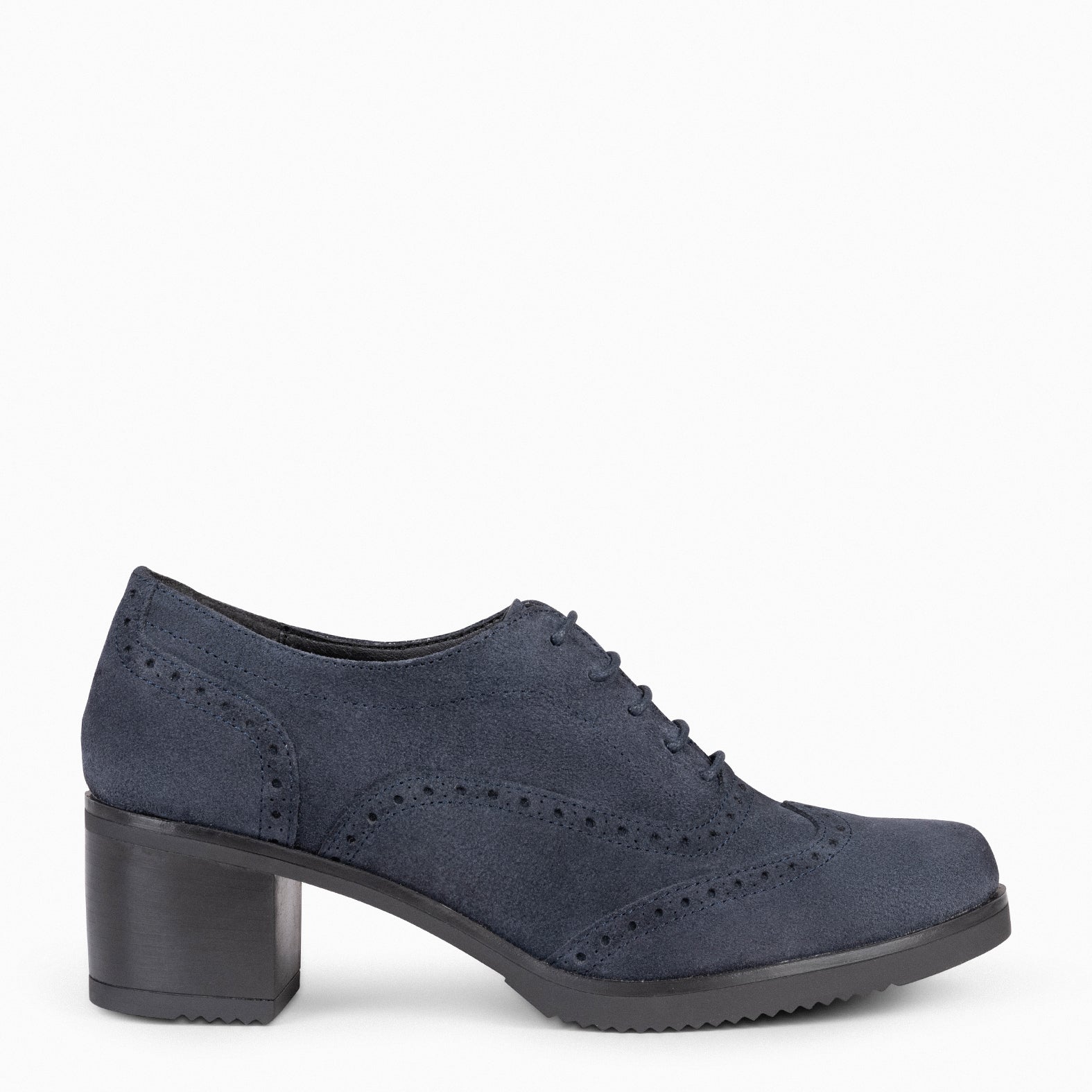 OXFORD – Blucher de mujer con tacón MARINO