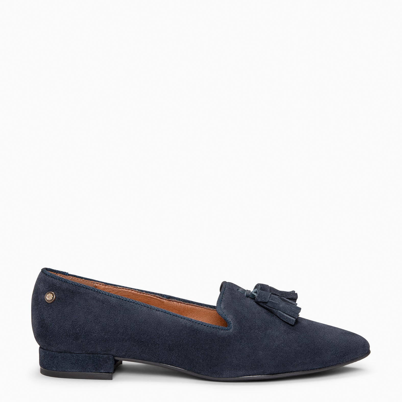 ADISA – Mocasines de piel de serraje MARINO