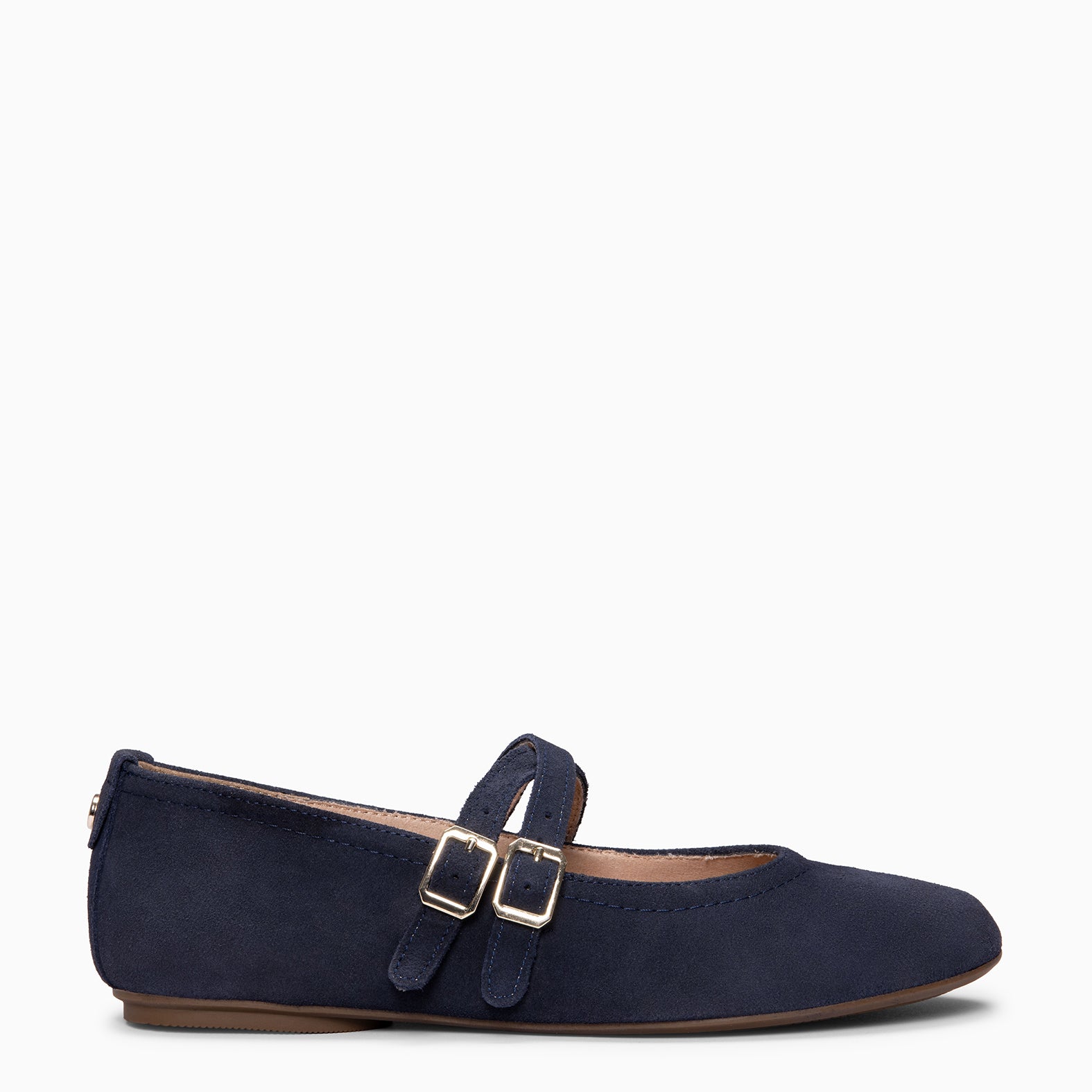 AMAPOLA - NAVY FLAT BALLERINA BARESOFT