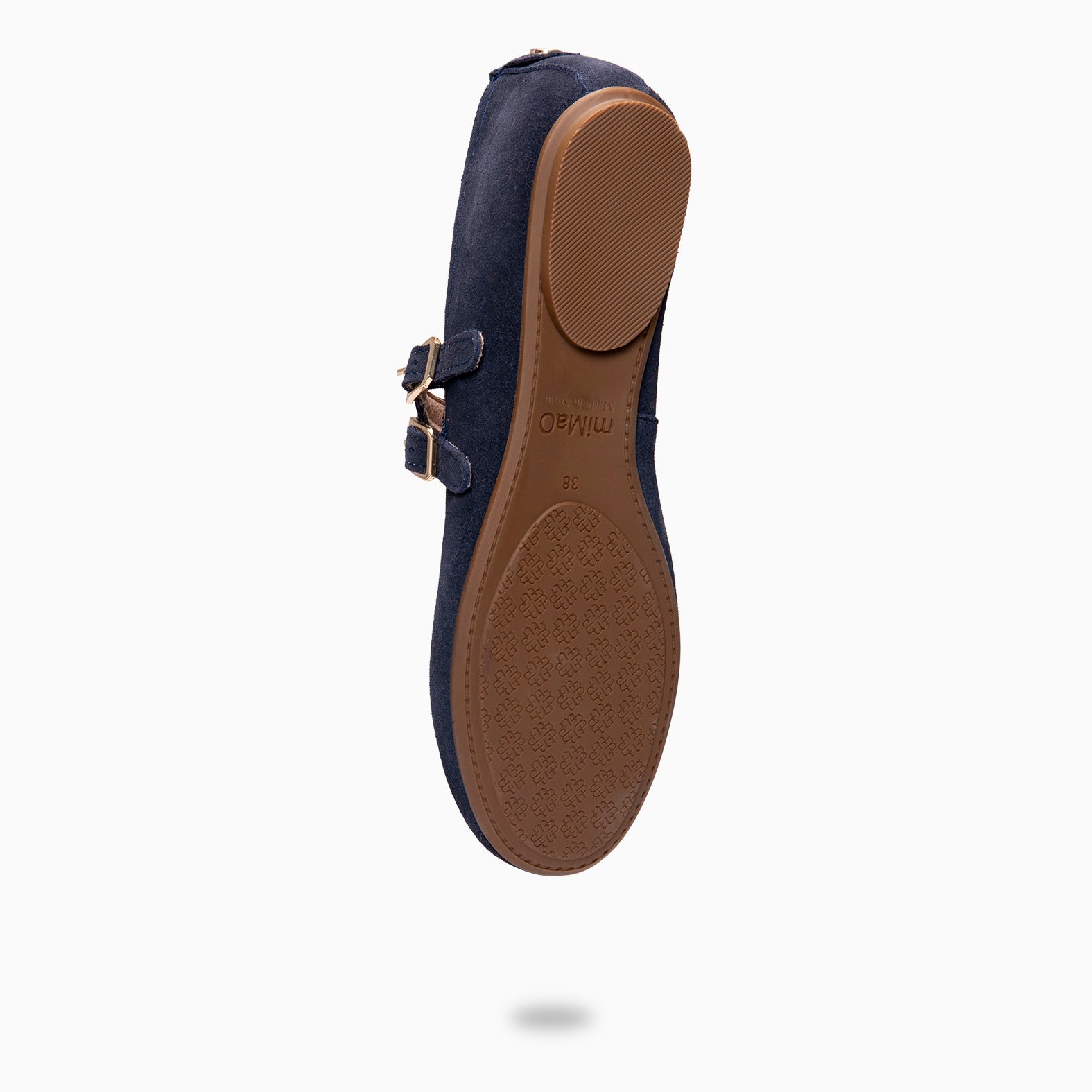 AMAPOLA - NAVY FLAT BALLERINA BARESOFT
