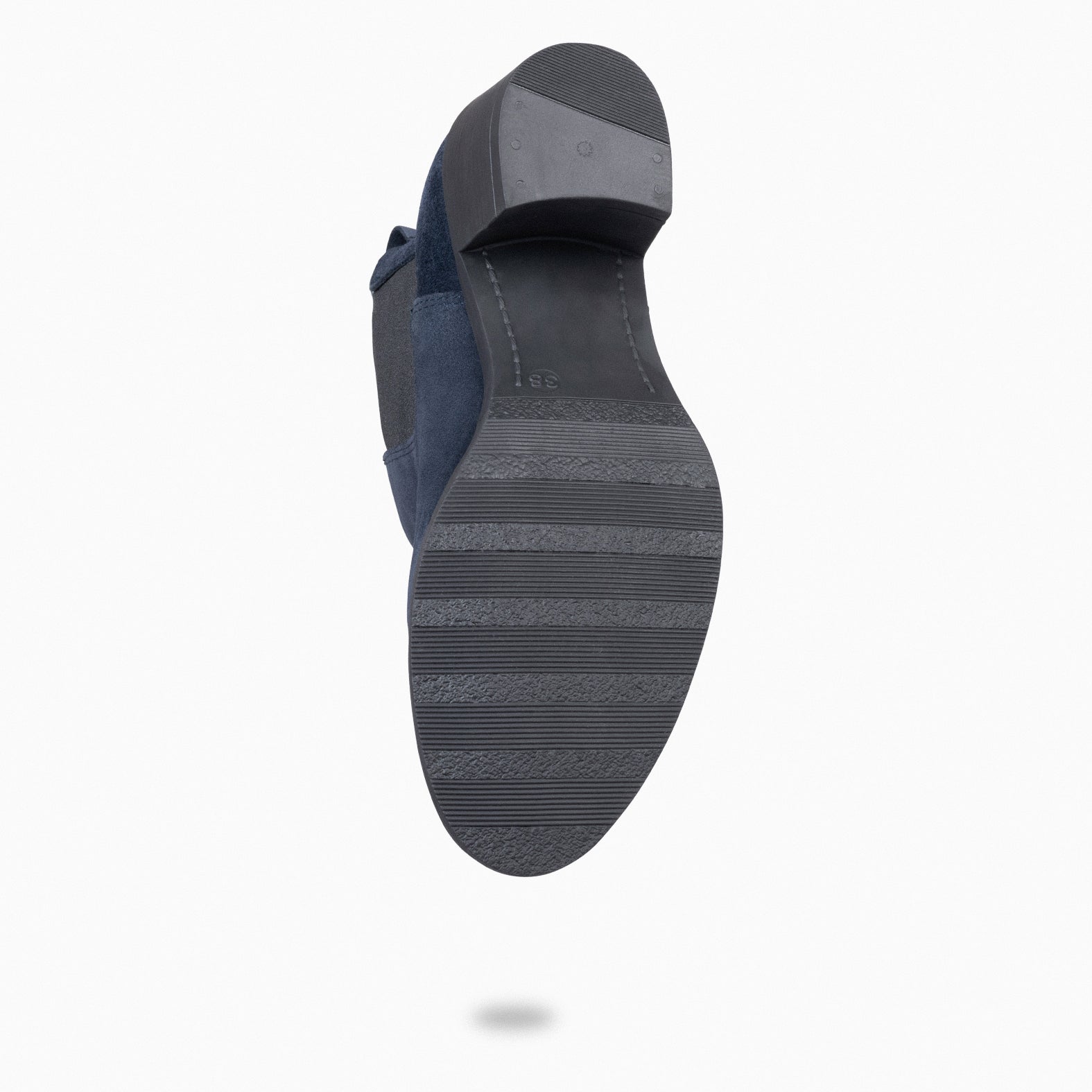 NEW CHELSEA - Botines de caña alta con tacón para mujer AZUL MARINO