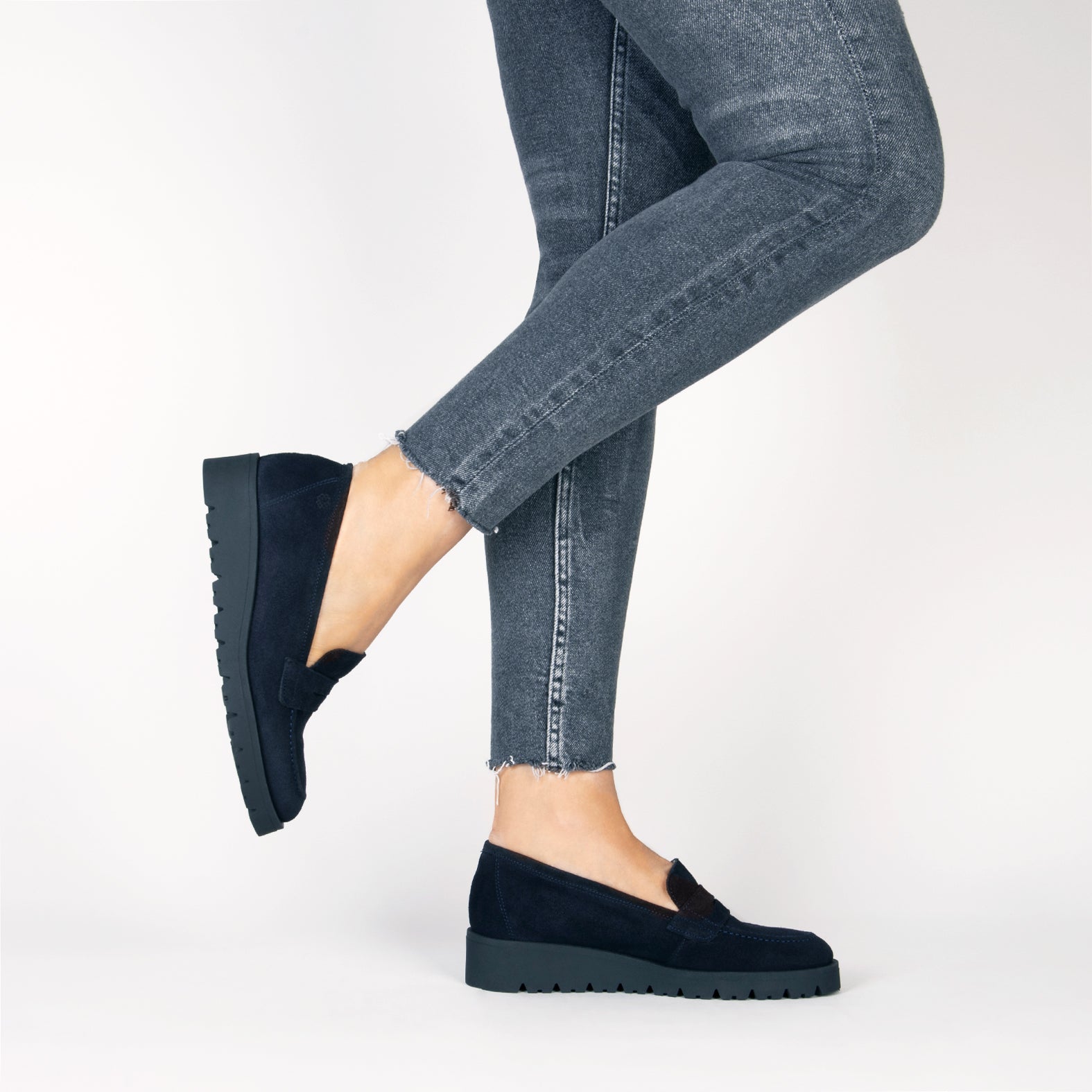 DAFNE - Mocasín con cuña MARINO