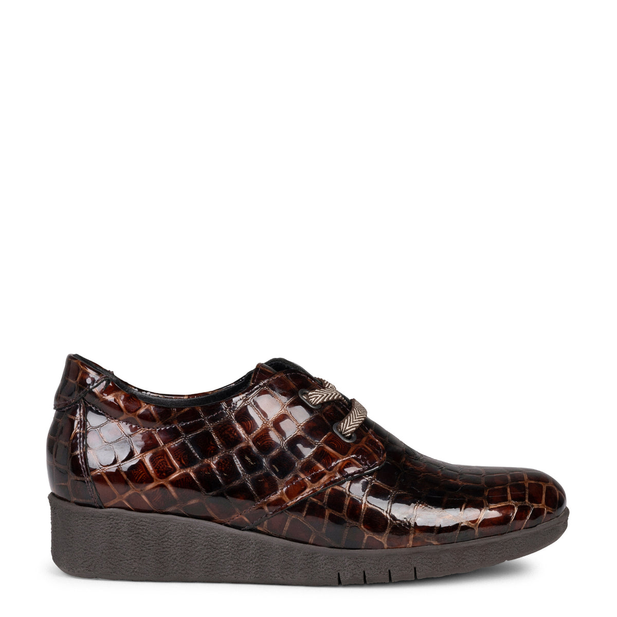 BLUCHER COCO - Mocasín cordones elásticos MARRÓN