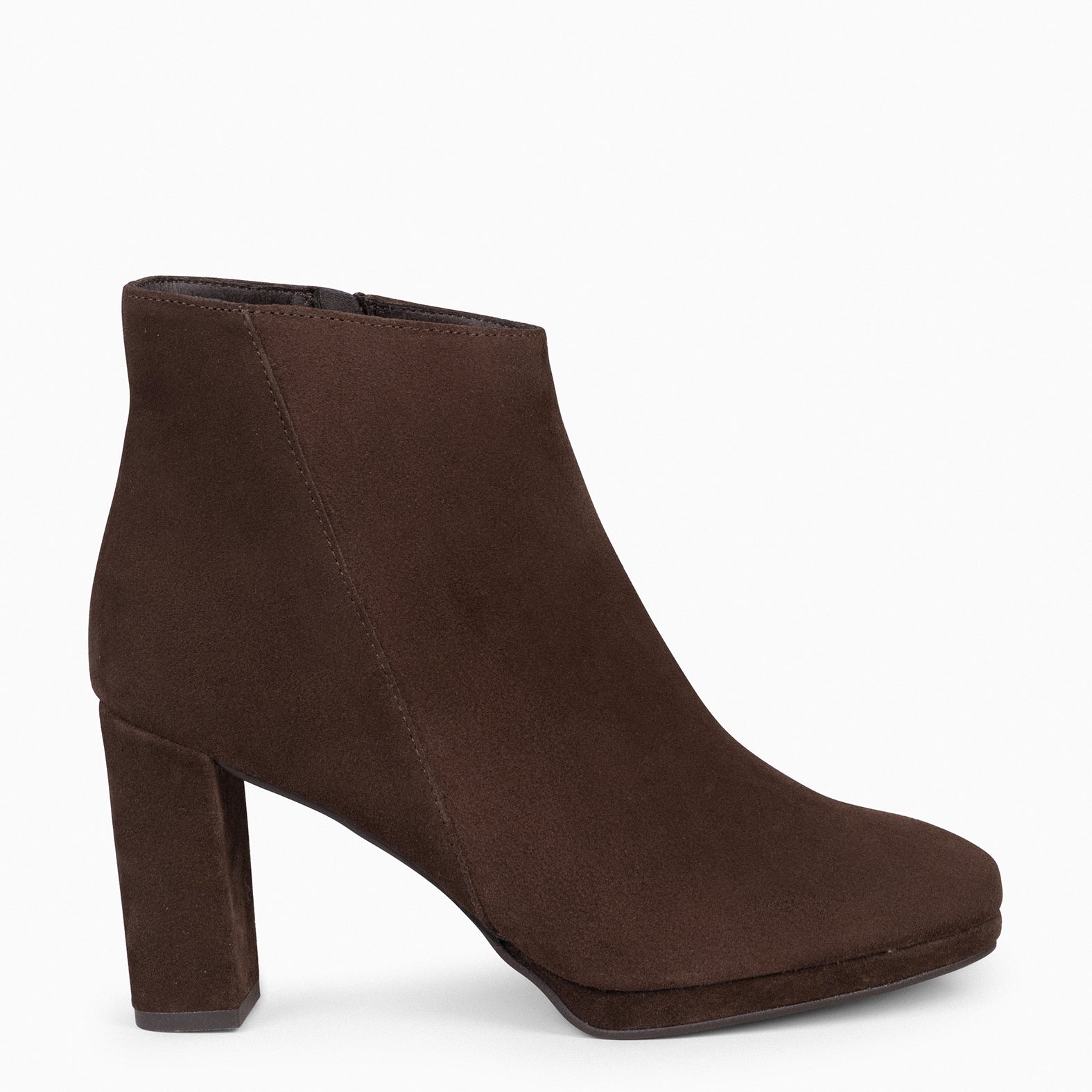 Bottines plateforme marron hot sale