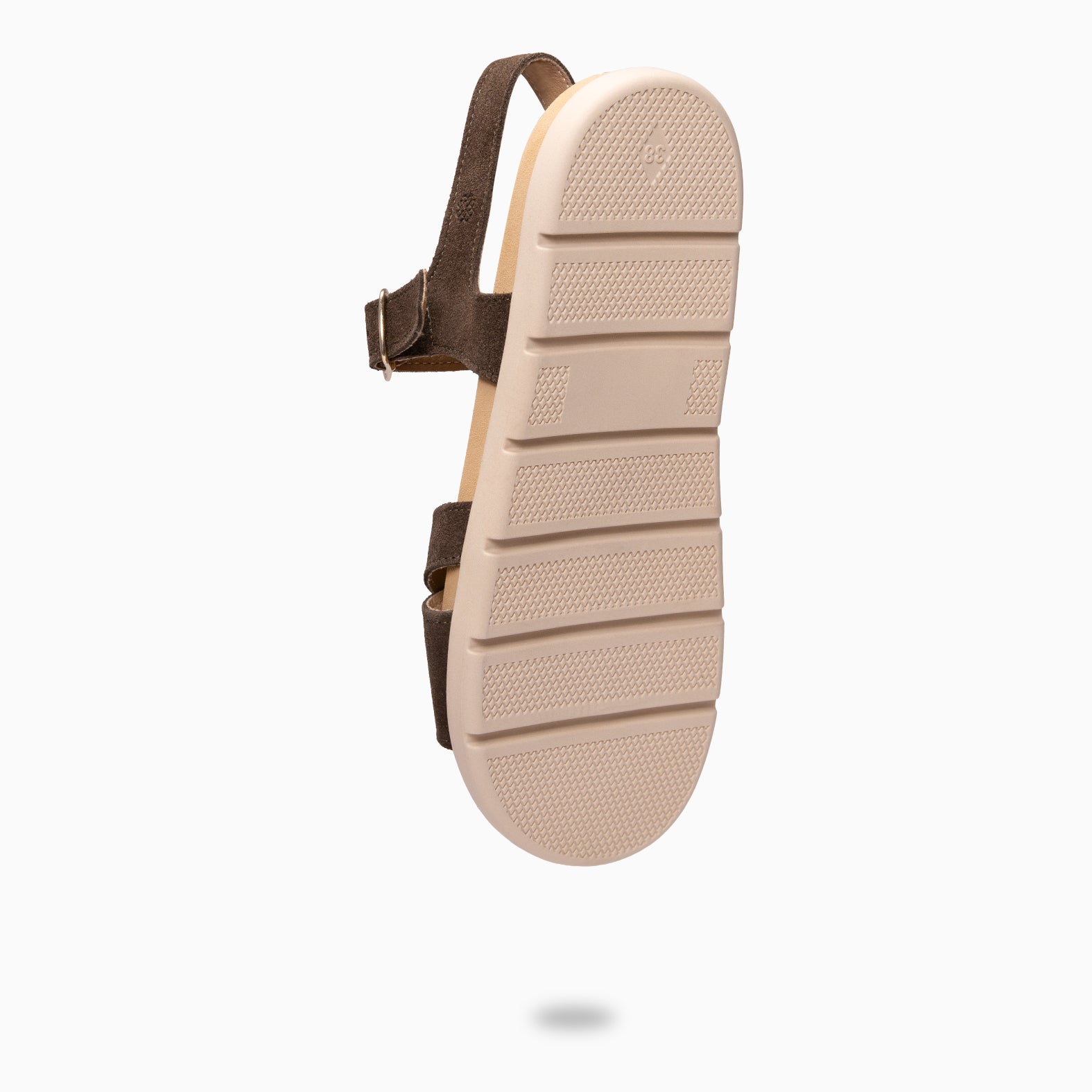 BRISA - BROWN Baresoft sandals