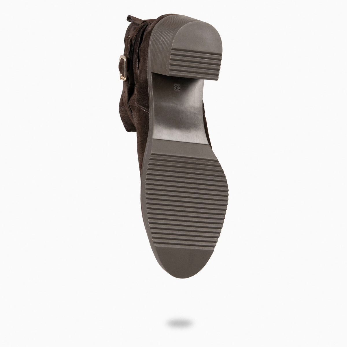 LEMY - BOTINS EM COURO DE CAMURÇA MARROM