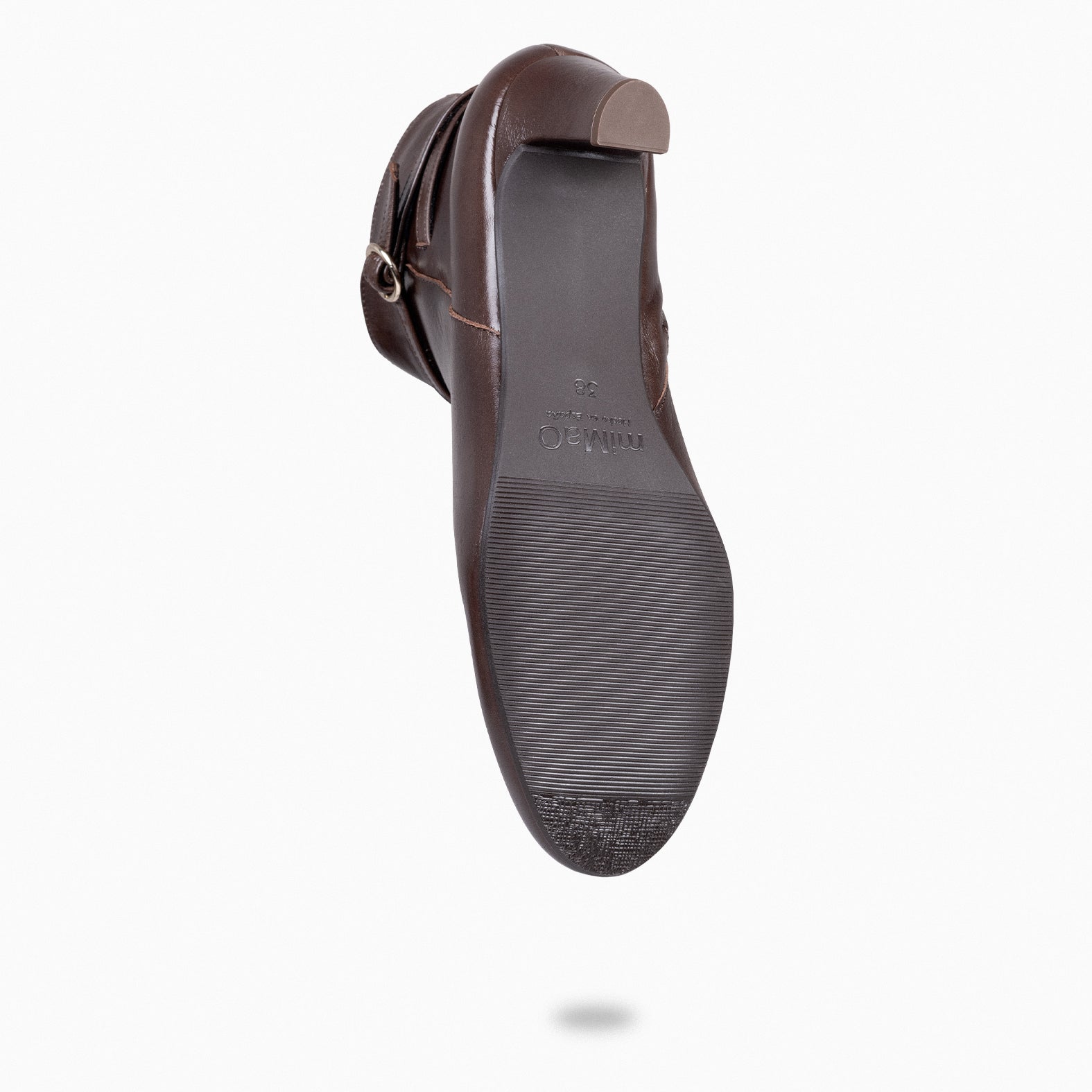 ALDA - Botín MARRÓN con tiras - miMaO ®