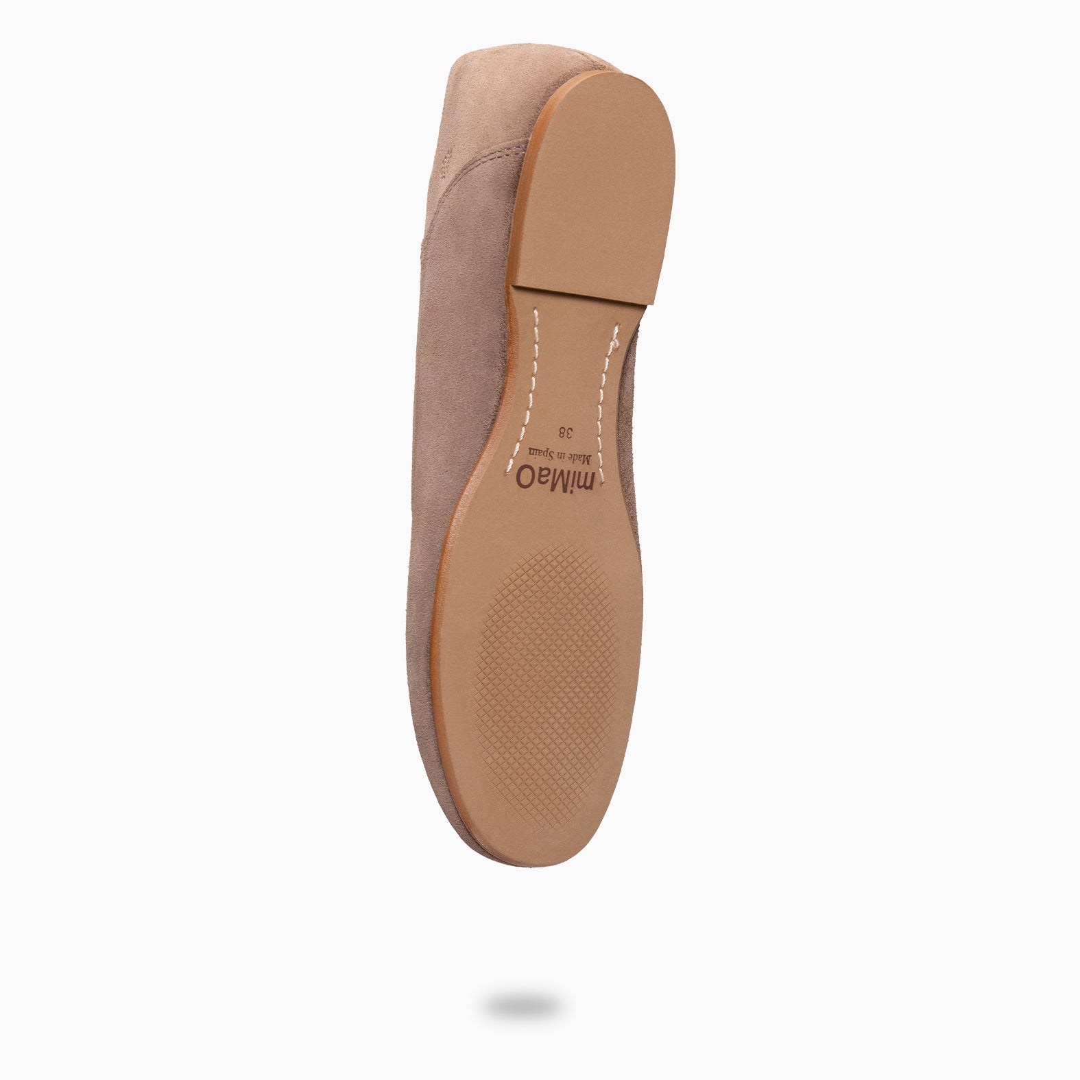 BOREAL - BROWN Studs ballerinas