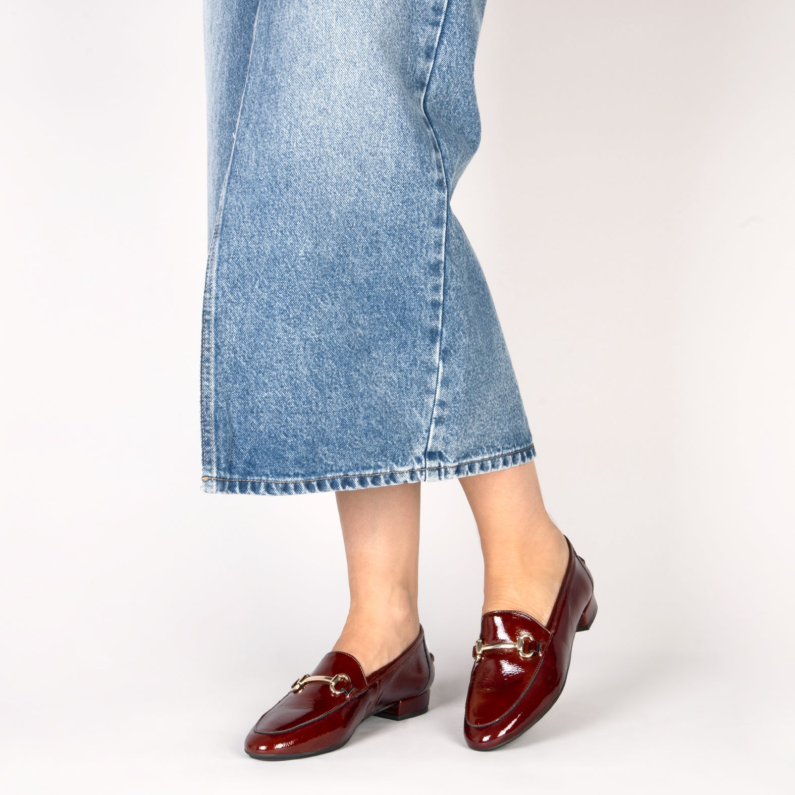 ISABEL – BROWN Flat moccasins