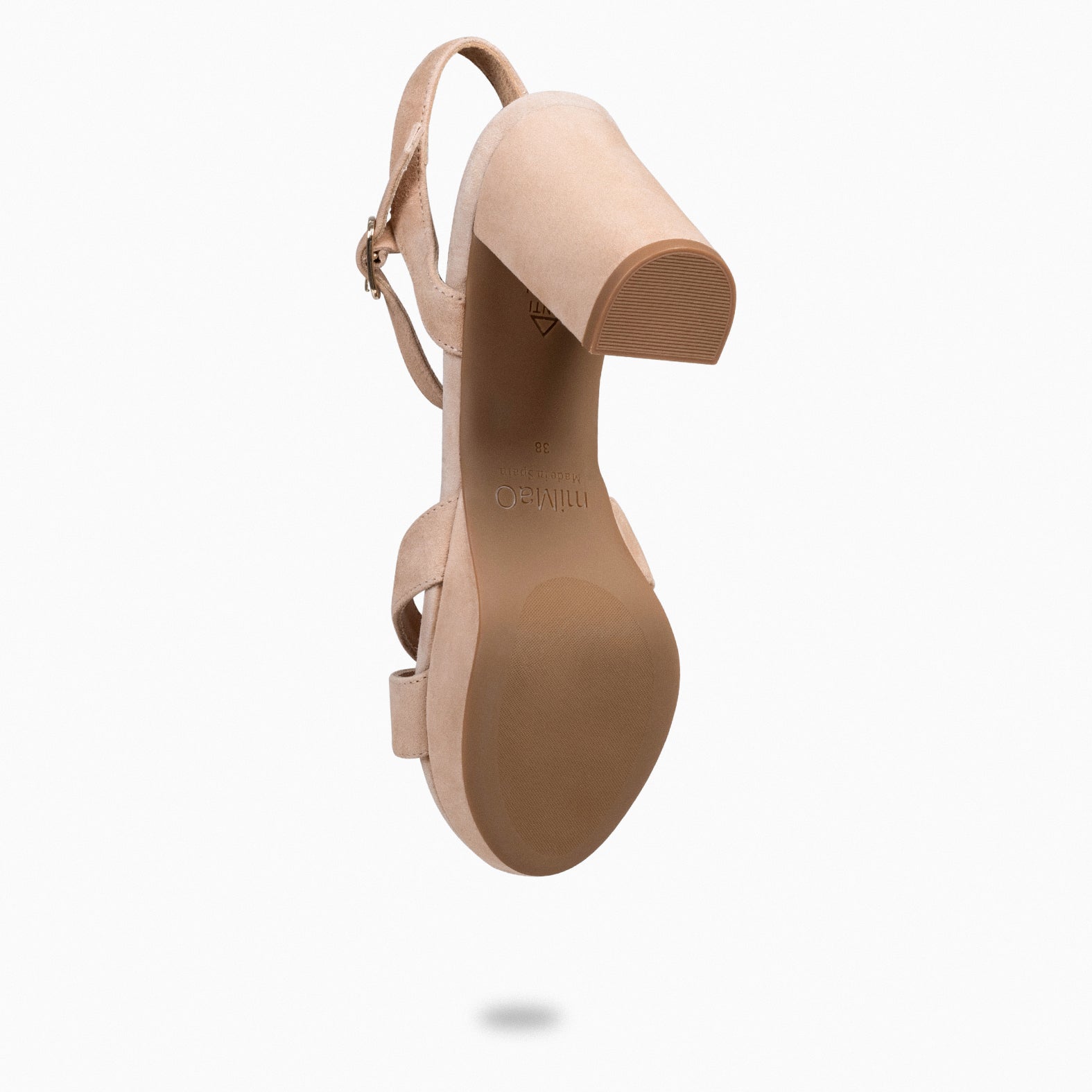 PARIS – Sandalias de fiesta con tacón alto y plataforma NUDE - miMaO ®