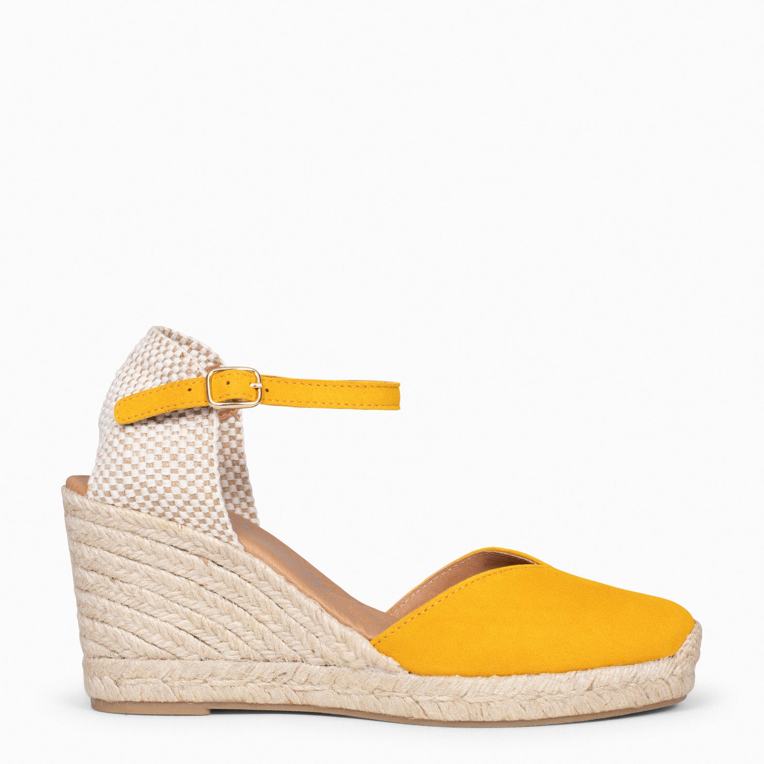 NERJA - YELLOW WEDGE ESPADRILLE