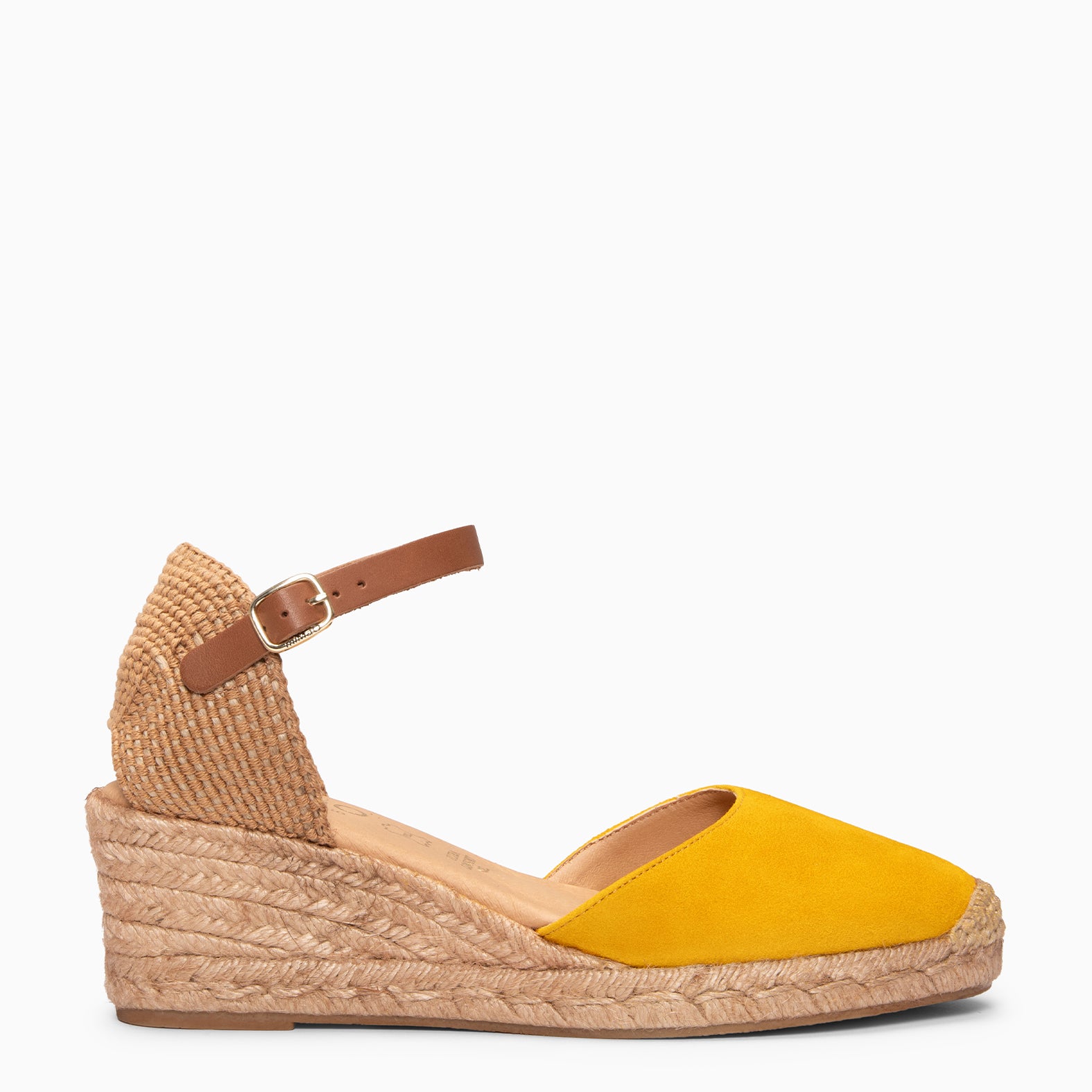 ALTEA - YELLOW MID-WEDGE ESPADRILLE