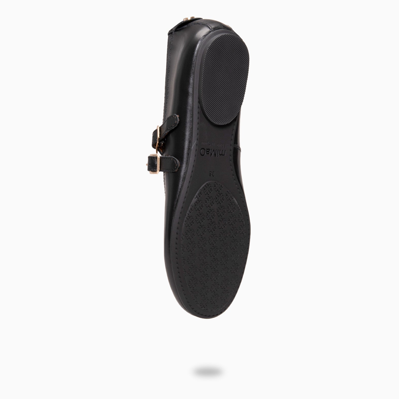 AMAPOLA - BAILARINA PLANA BARESOFT NAPA NEGRO