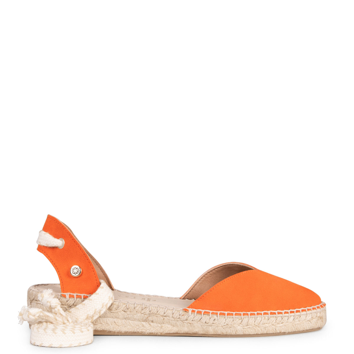 LAGOS – Espadrilles à petit talon ORANGE