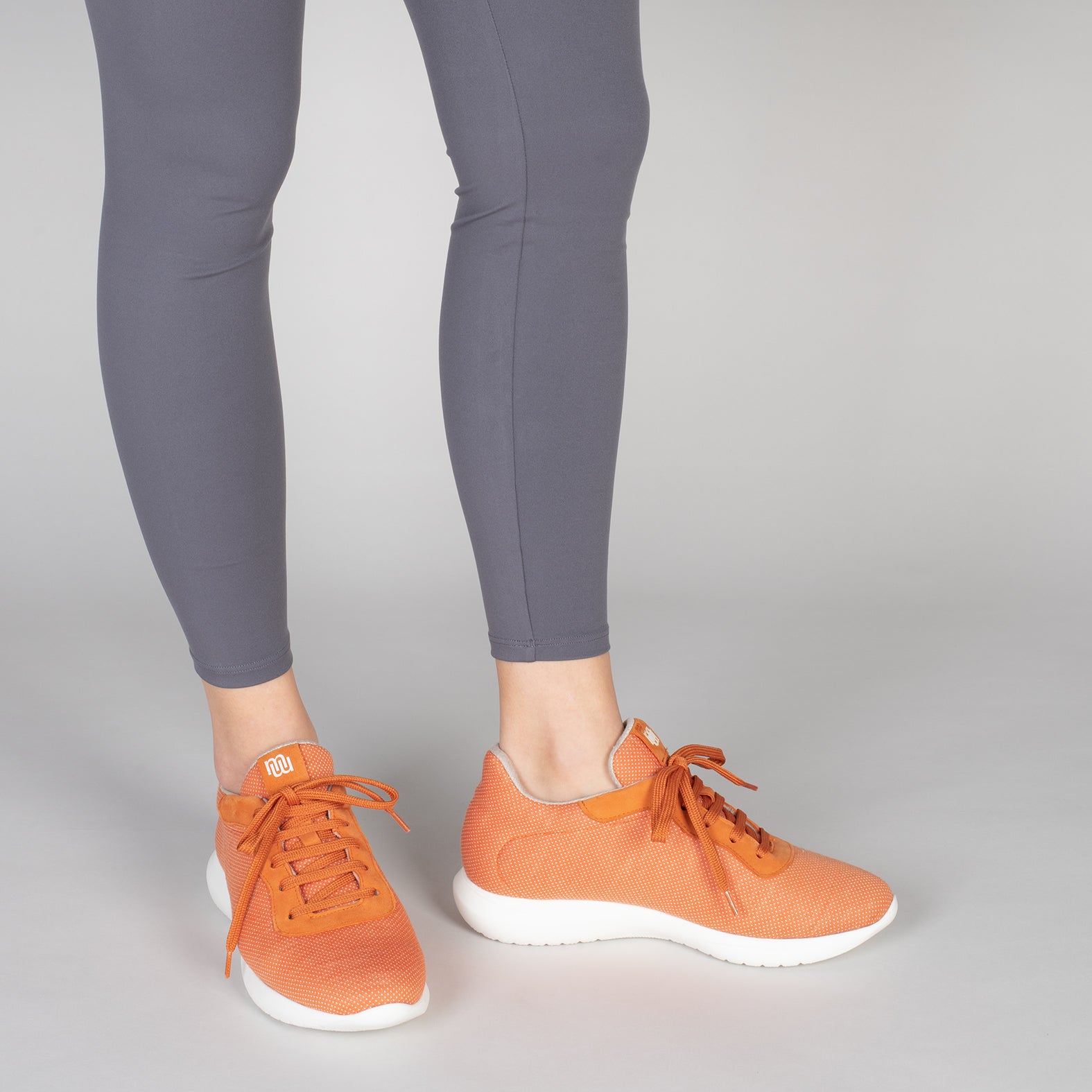 YOGA – Zapatillas deportivas de lana merino NARANJA