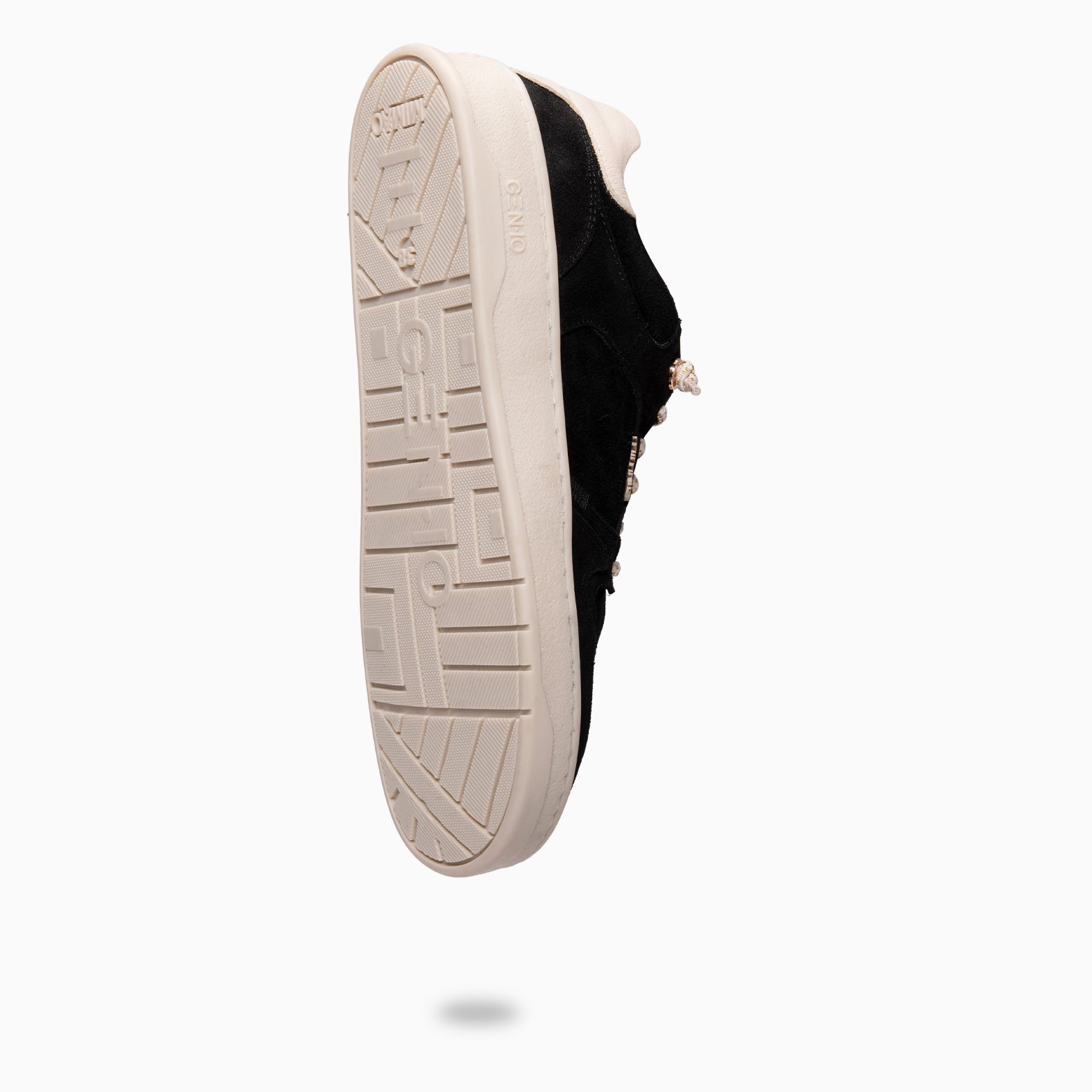 GENIUS - BIEGE and BLACK Baresoft sneaker