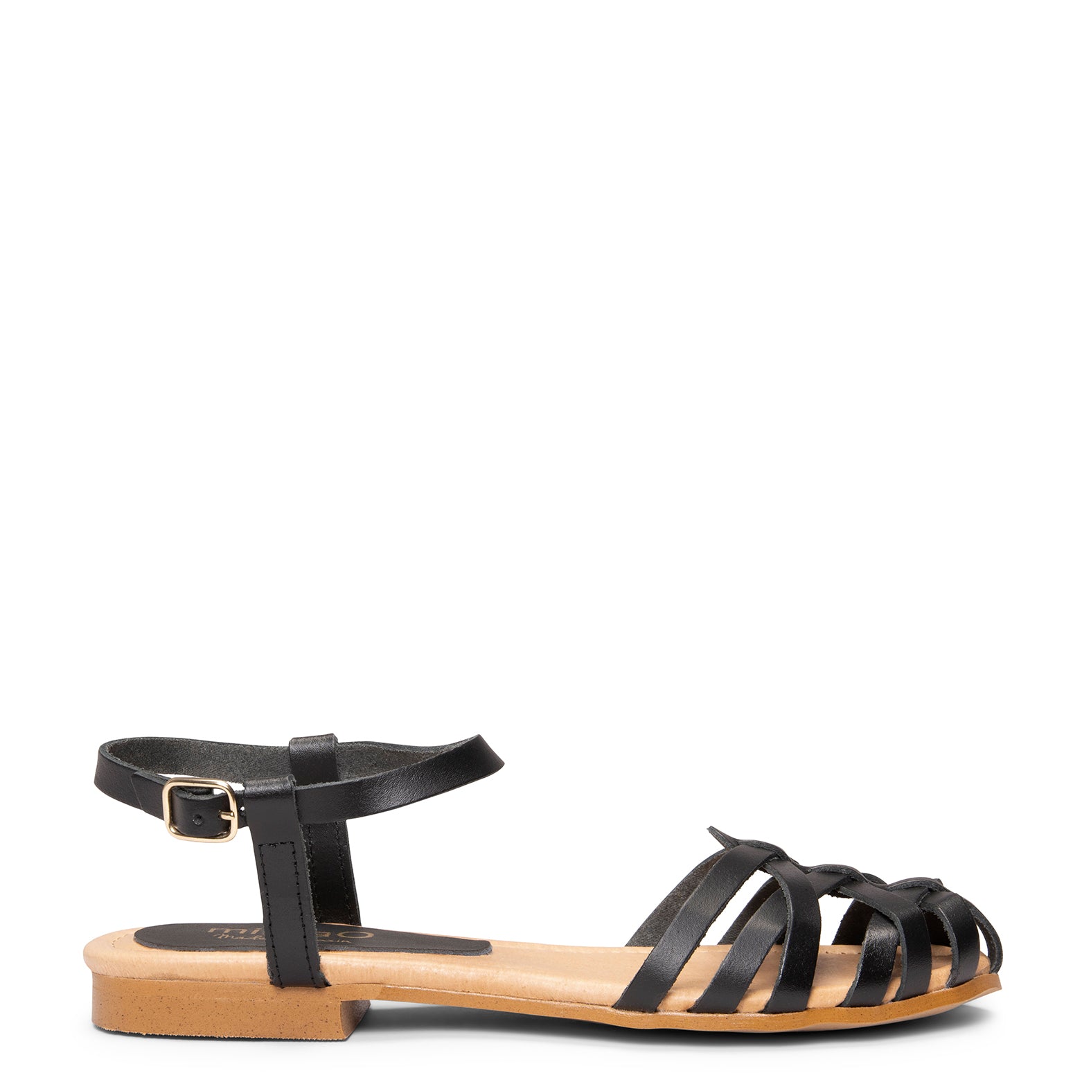 BEACH – Nu-pieds à lanières croisées NOIR