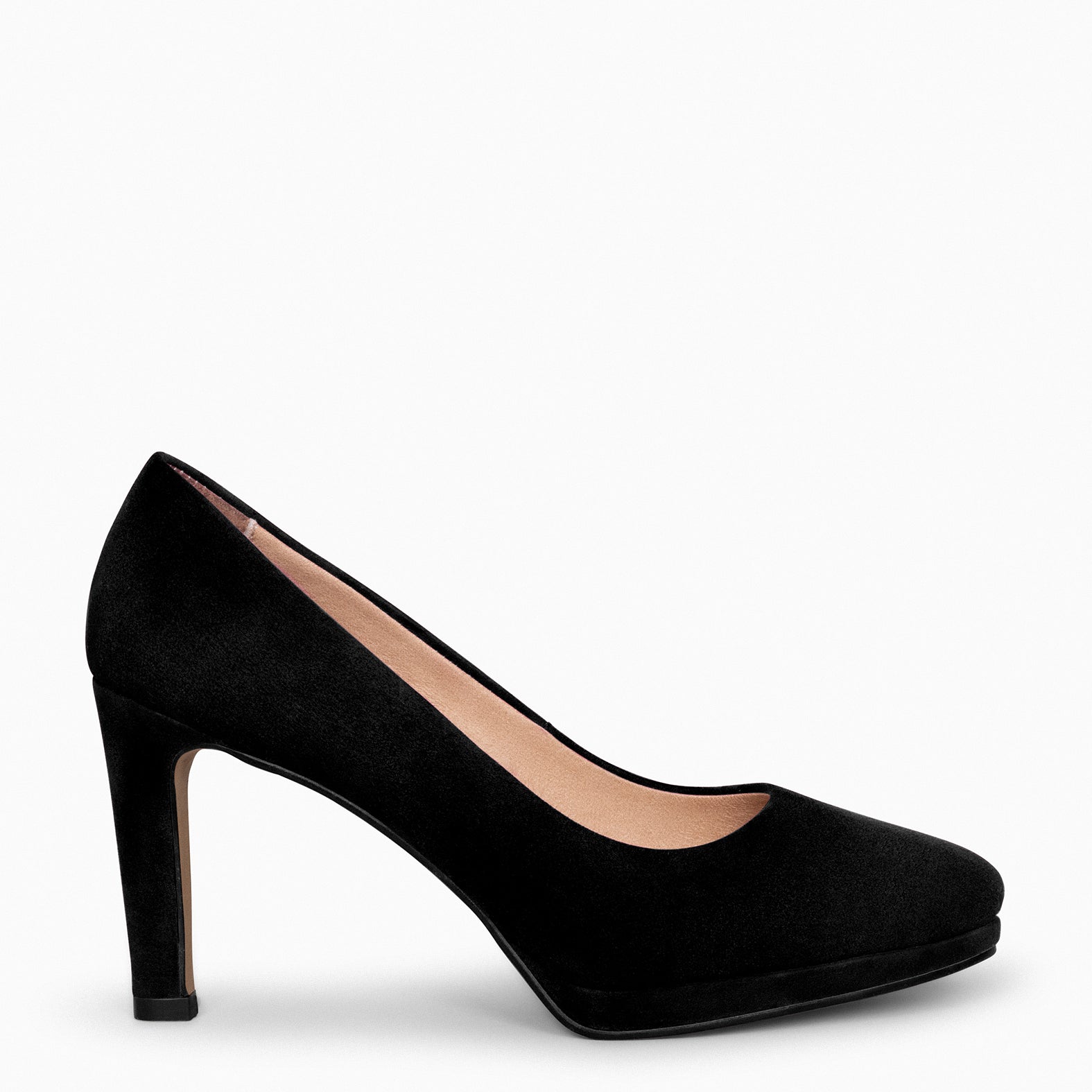 PLATFORM - BLACK HIGH HEELS WITH PLATFORM