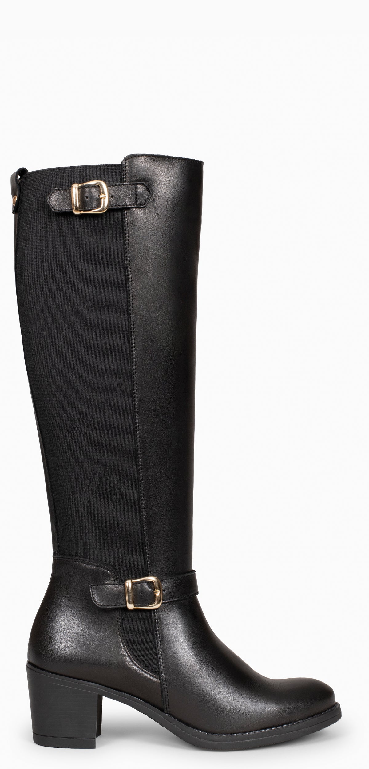 SENA – Botas de Vestir con caña elástica NEGRO