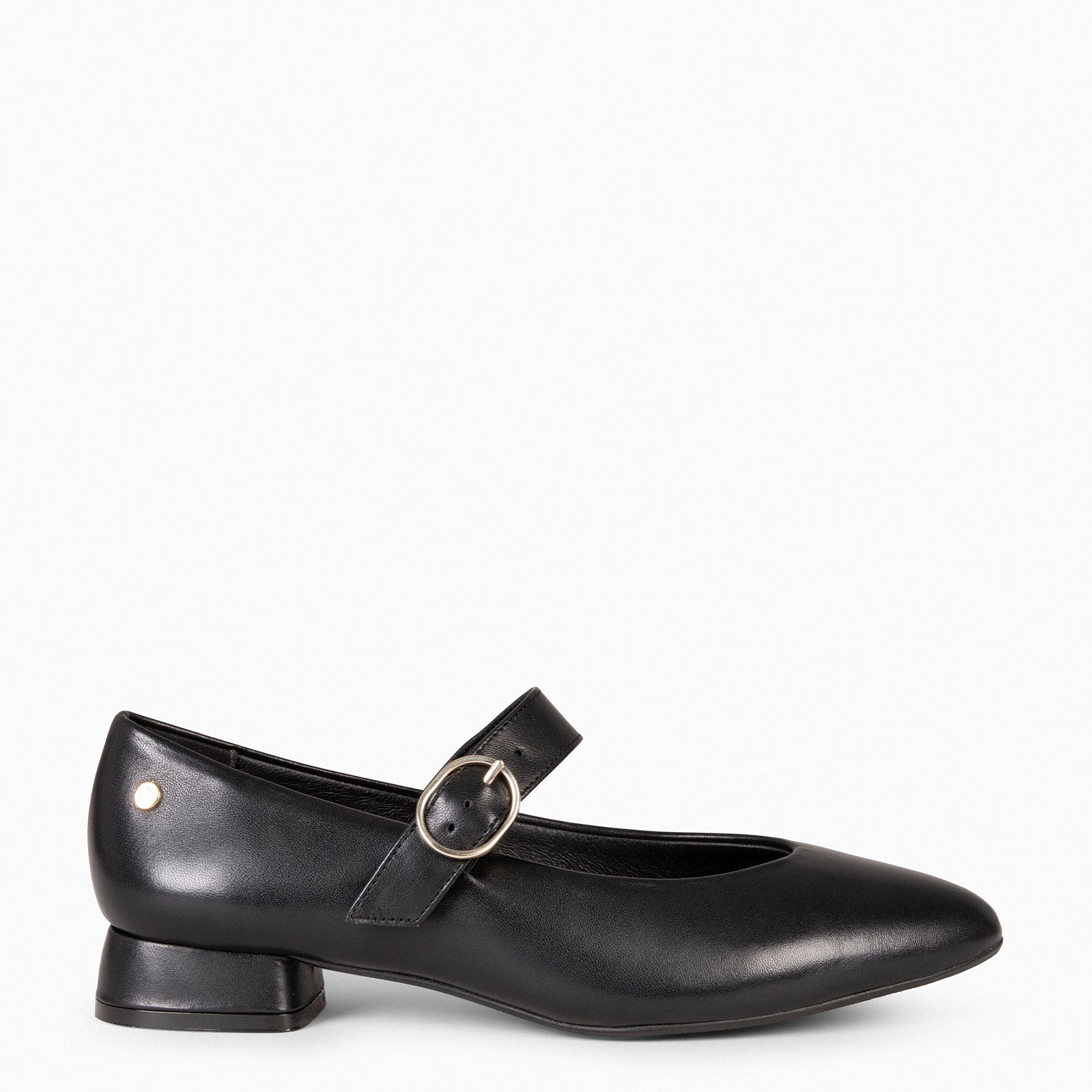 MENCIA – BLACK Low-heeled mary-janes