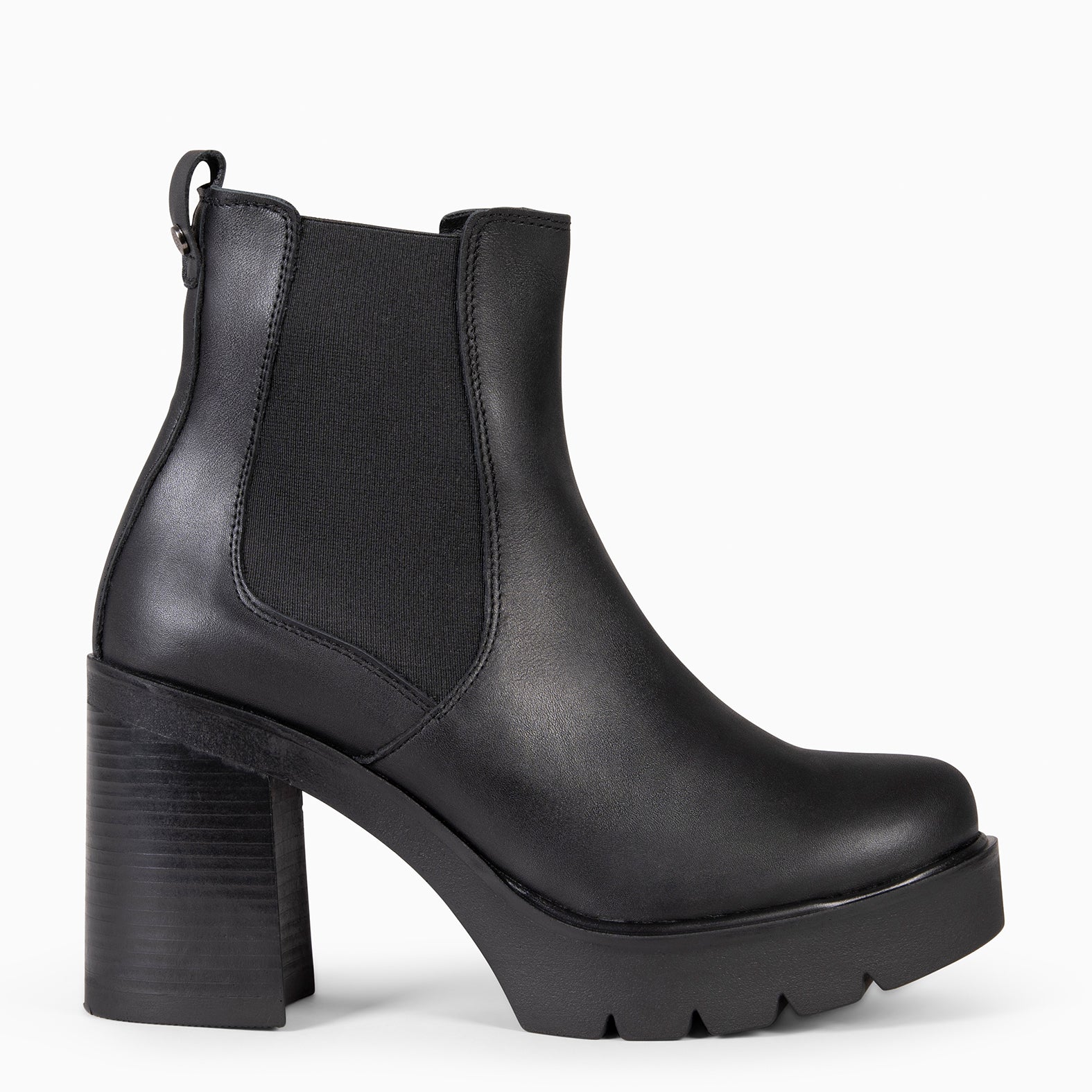 MADRID BOTINS DE SALTO ALTO E PLATAFORMA PRETO miMaO ®