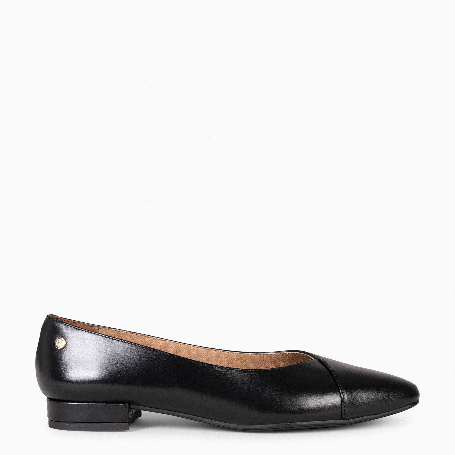 MARIE - Bailarinas tacón bajo NEGRO